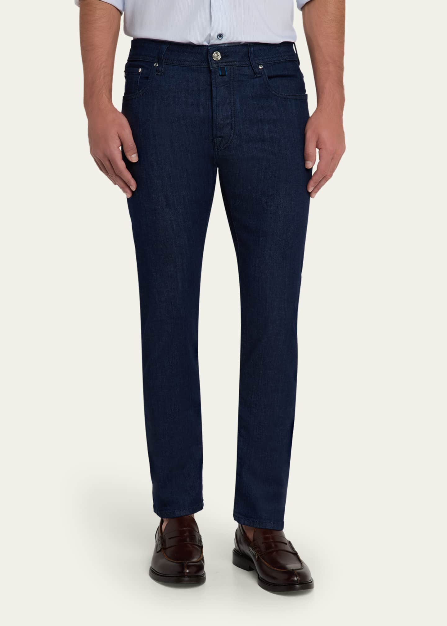 Jacob Cohen Men's Overdyed Denim Slim Fit Jeans - Bergdorf Goodman