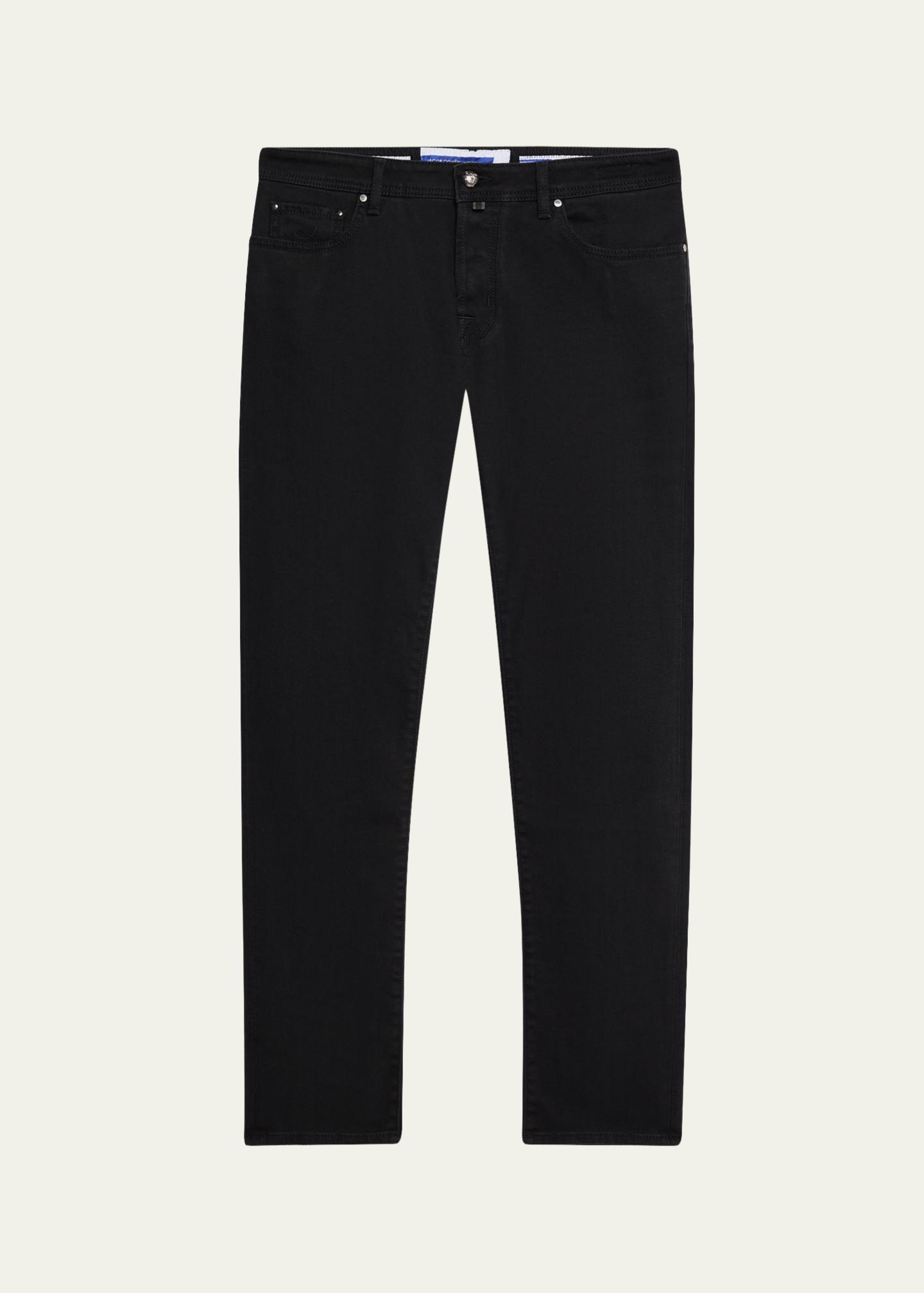 【JACOB COHEN】BARD/black denim/イタリア製/cboy Jacob Cohen Men's Bard Black Denim Slim Five-Pocket Jeans