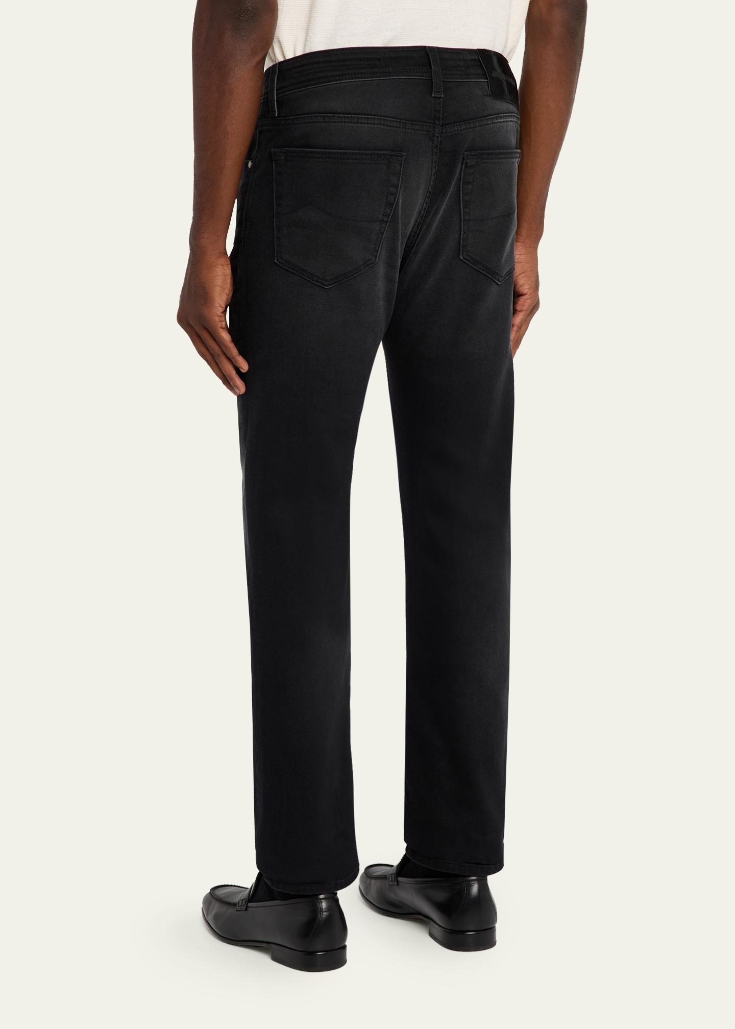 Jacob Cohen Men's Bard Black Denim Slim Fit Jeans - Bergdorf Goodman