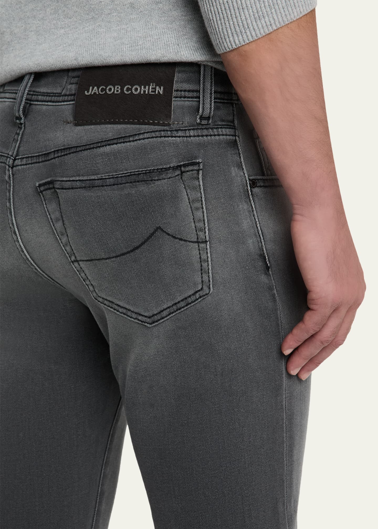 予約済: JACOB COHEN ブラックデニム スリムフィット スリムフィットデニム BARD FAST |JACOB COHEN|CORONET（コロネット