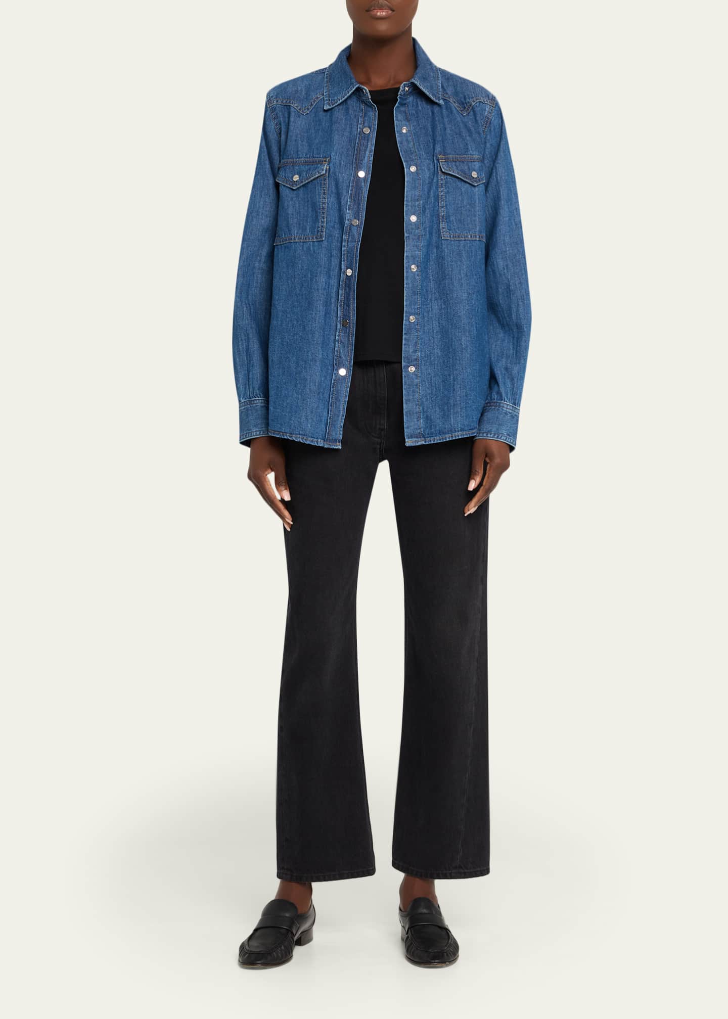 TWP Cowboy Take Me Away Denim Shirt - Bergdorf Goodman