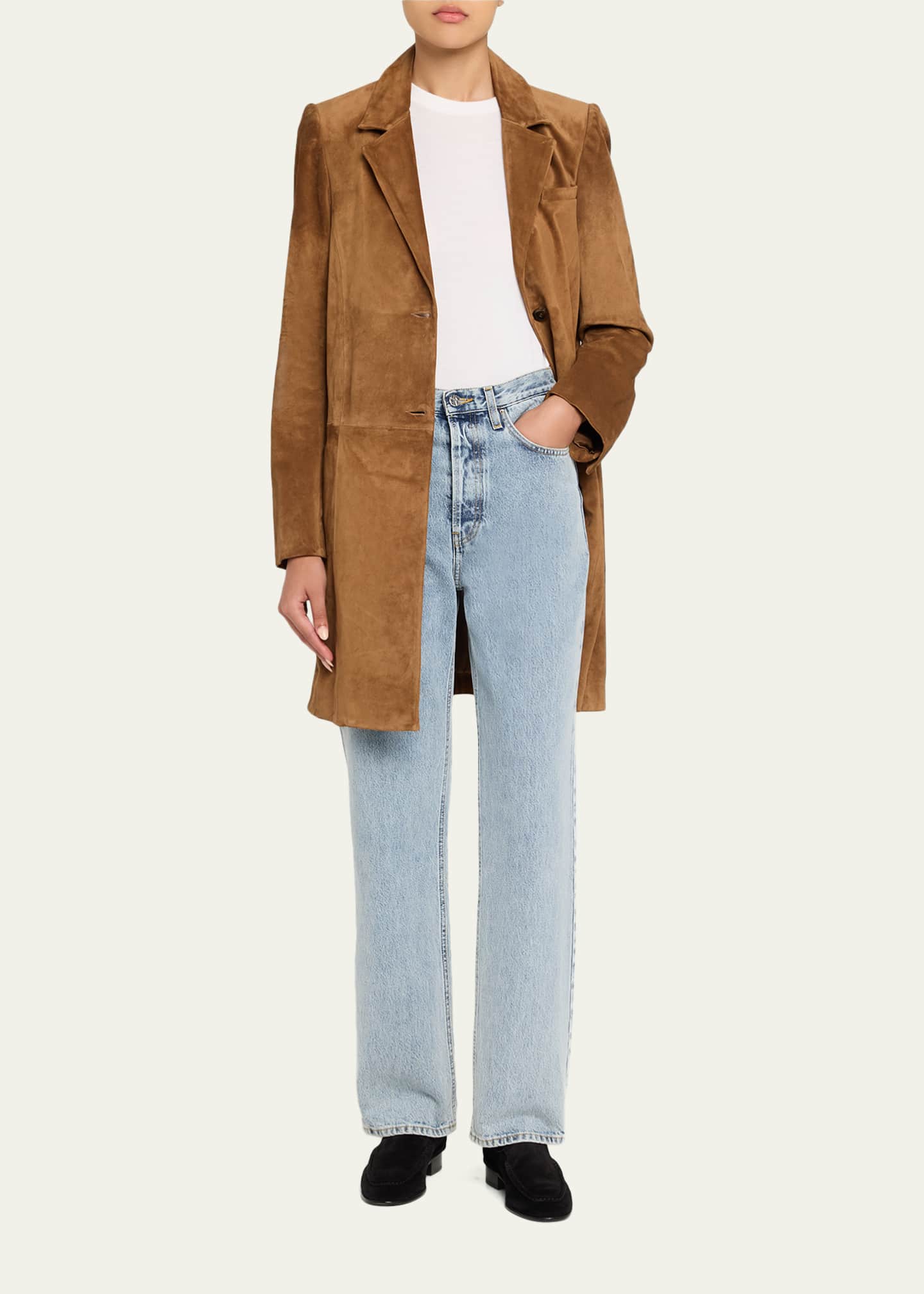 TWP Easy Suede Car Coat Image 2 of 5