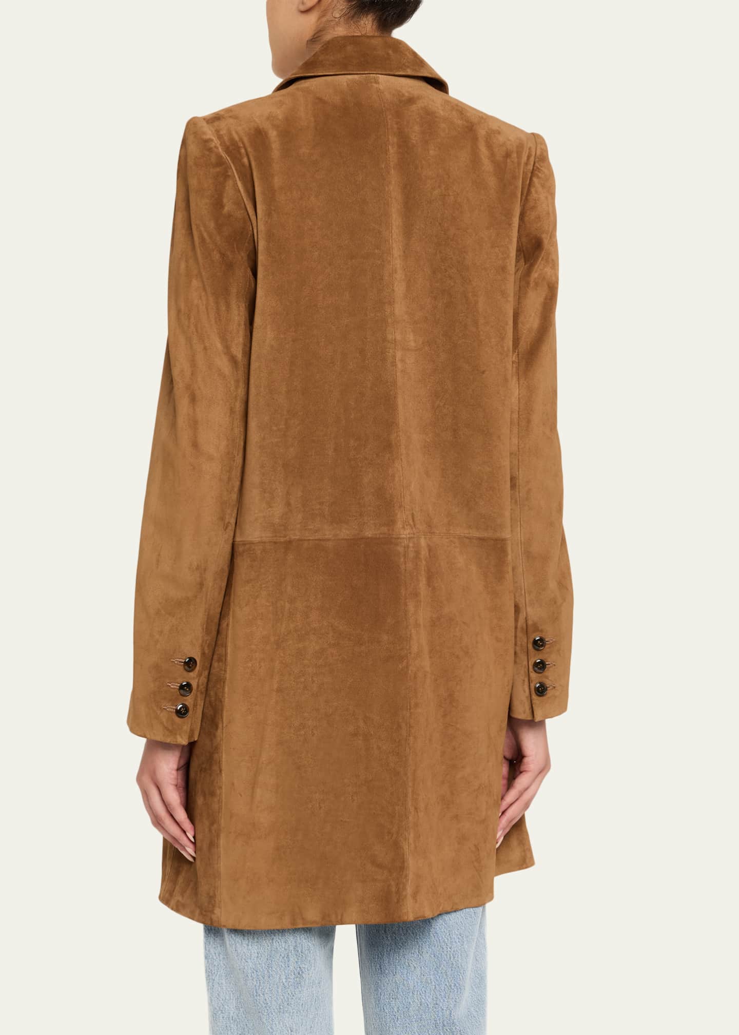 TWP Easy Suede Car Coat Image 3 of 5
