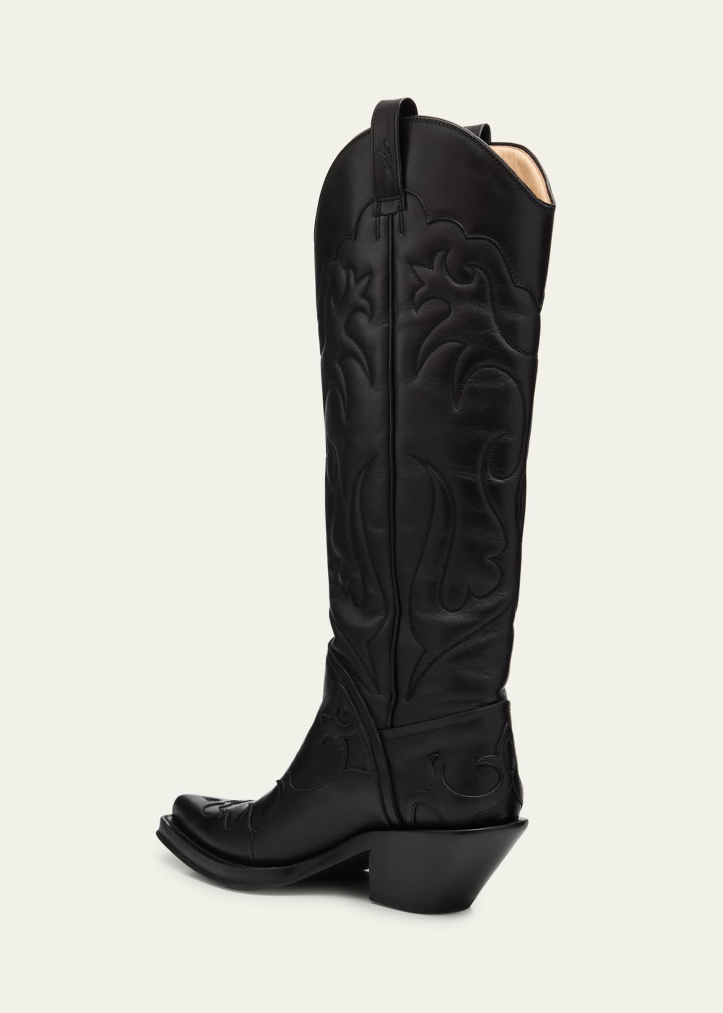 Gabriela Hearst Capitana Leather Western Boots - Bergdorf Goodman