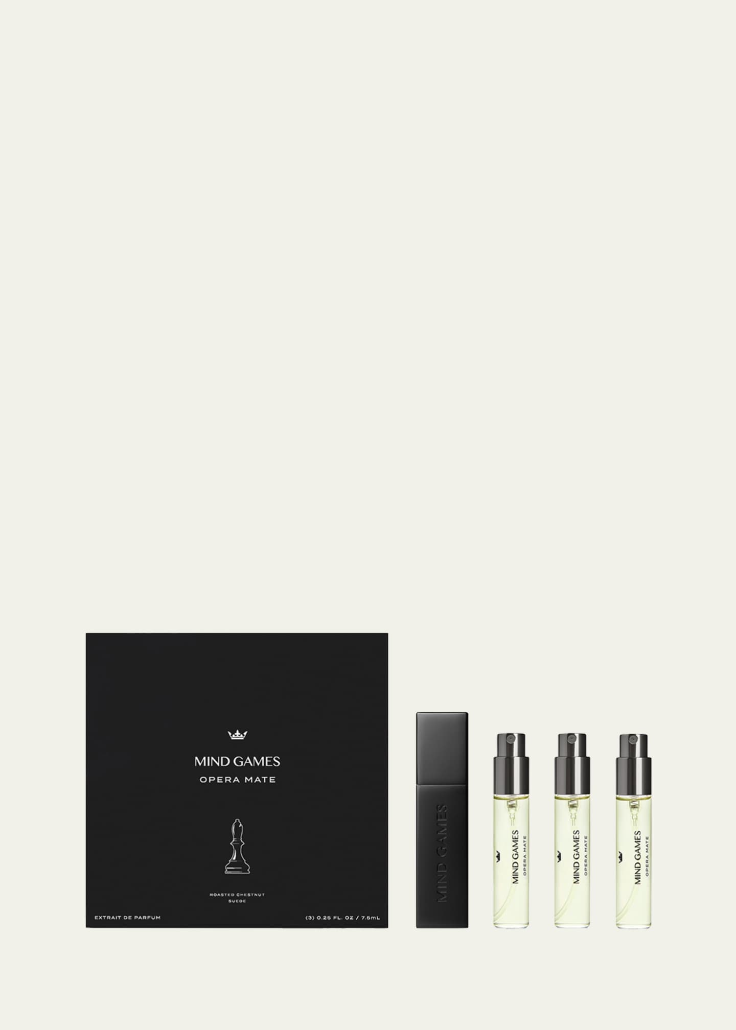 MIND GAMES Opera Mate Extrait de Parfum Travel Trio Gift Set, 3 x