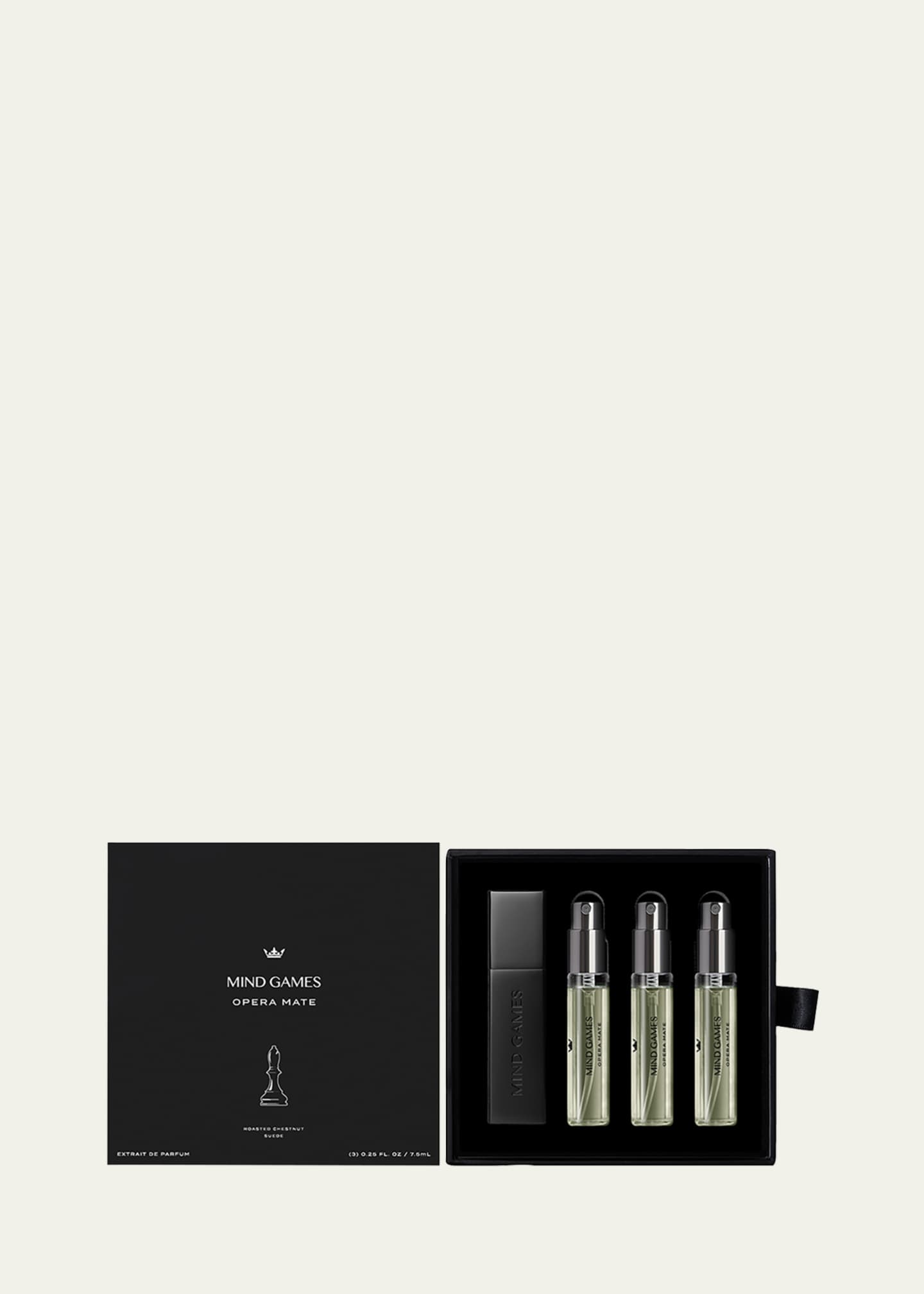 MIND GAMES Opera Mate Extrait de Parfum Travel Trio Gift Set, 3 x