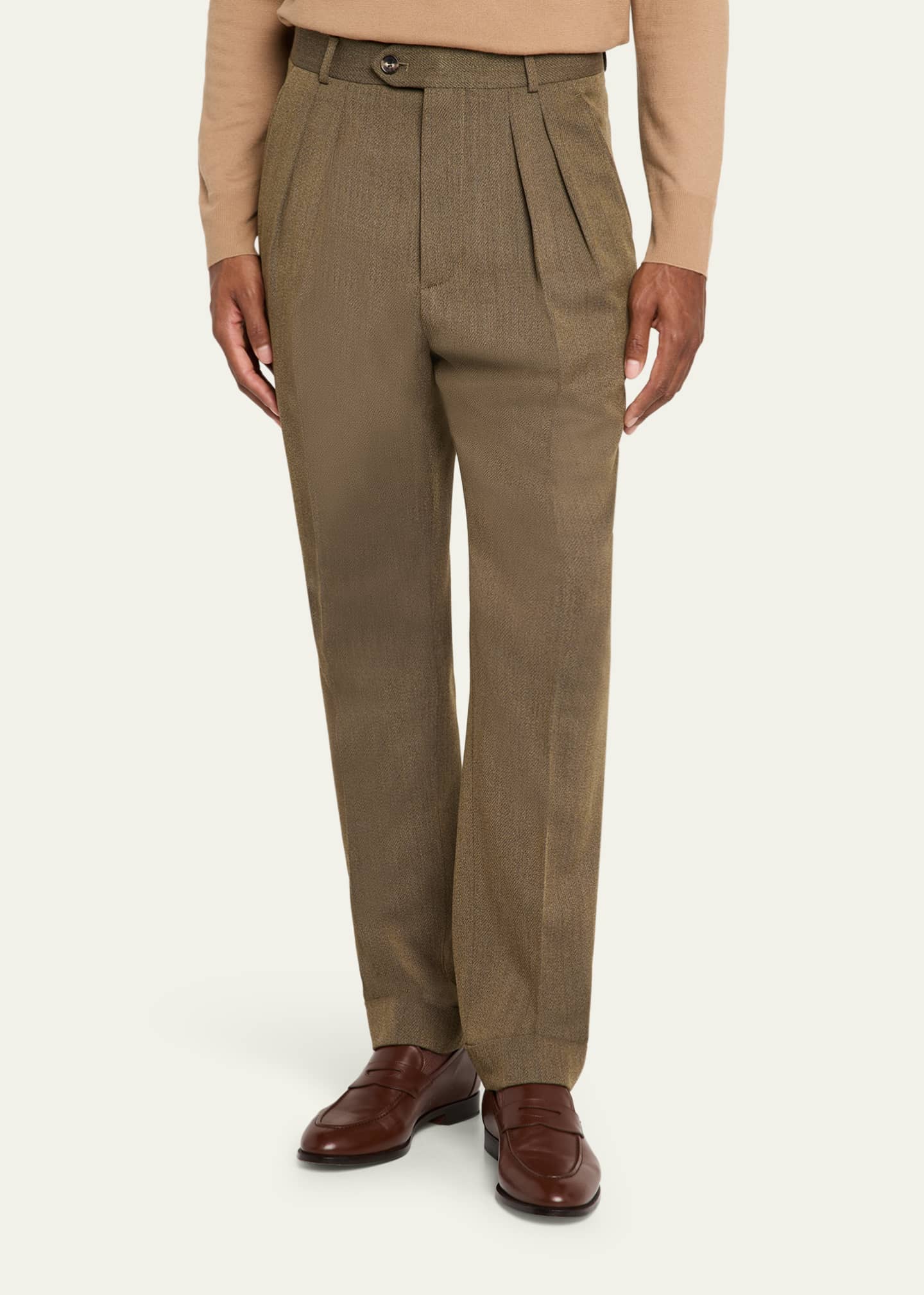 stafford pleated dress pants Stafford CoolMax Black Pleated Dress Pants 44x34 Big & Tall