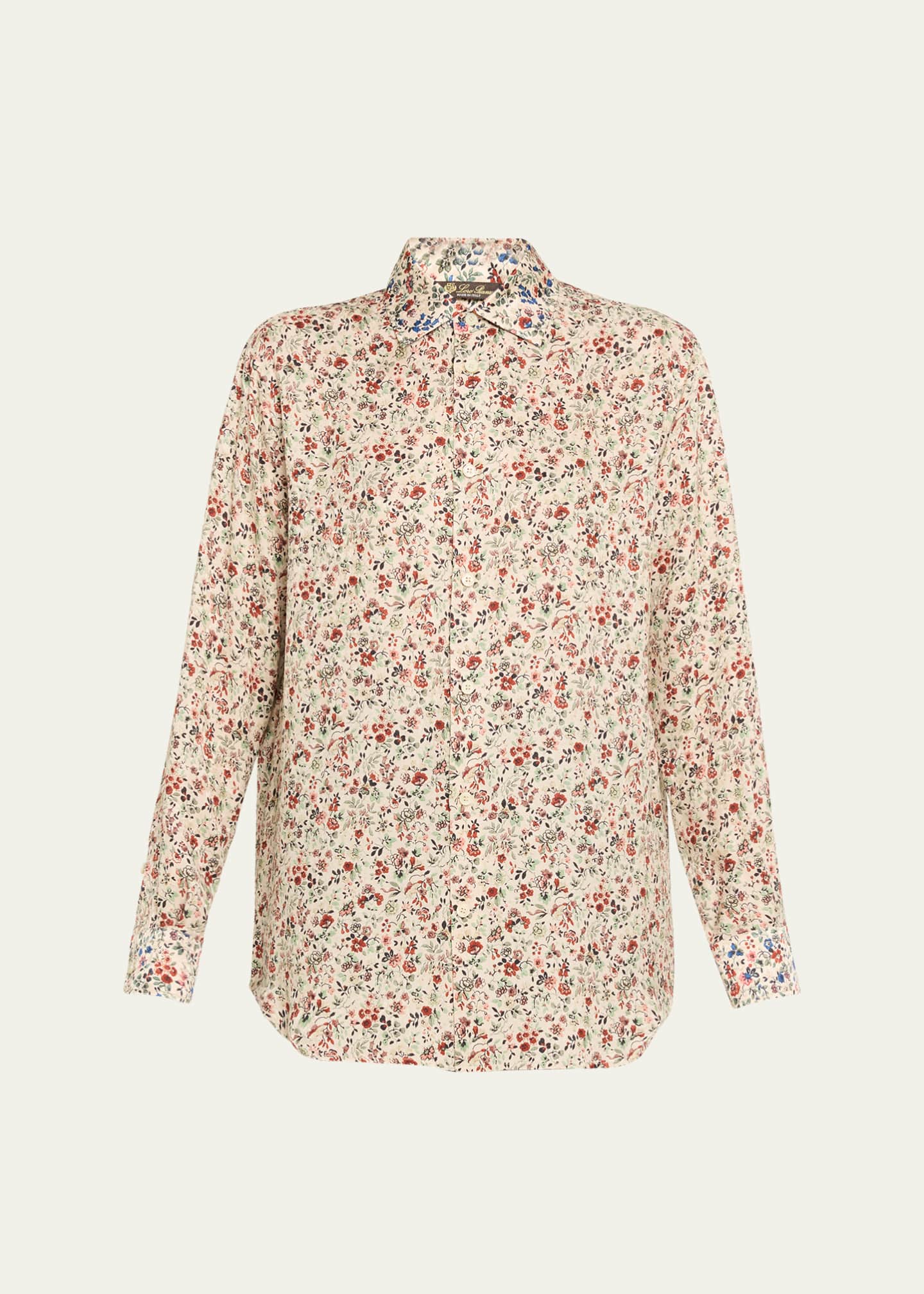 LORO PIANA 26S SILK SHIRT 686