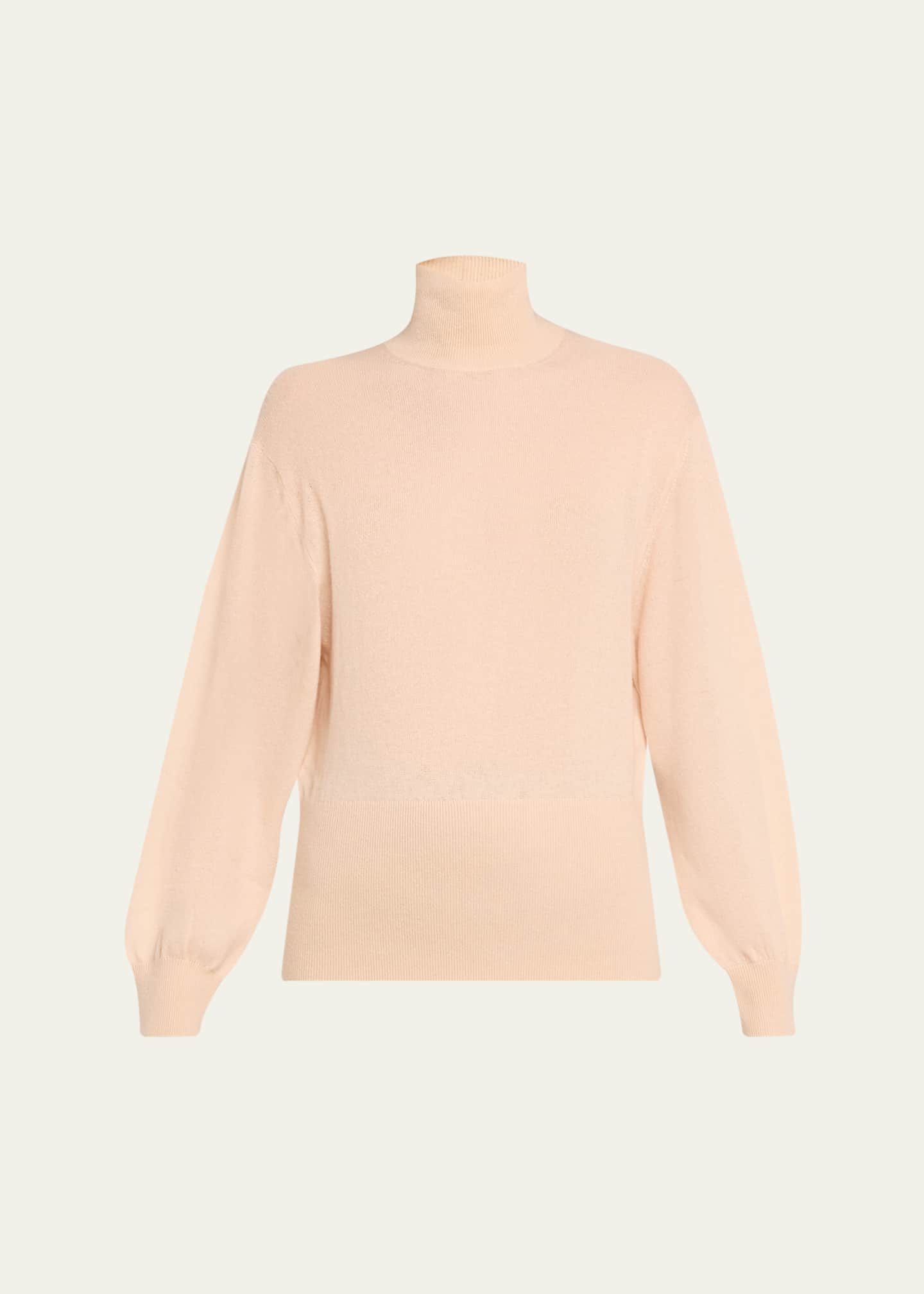 Loro Piana Camino Cashmere-Silk Turtleneck Sweater - Bergdorf Goodman