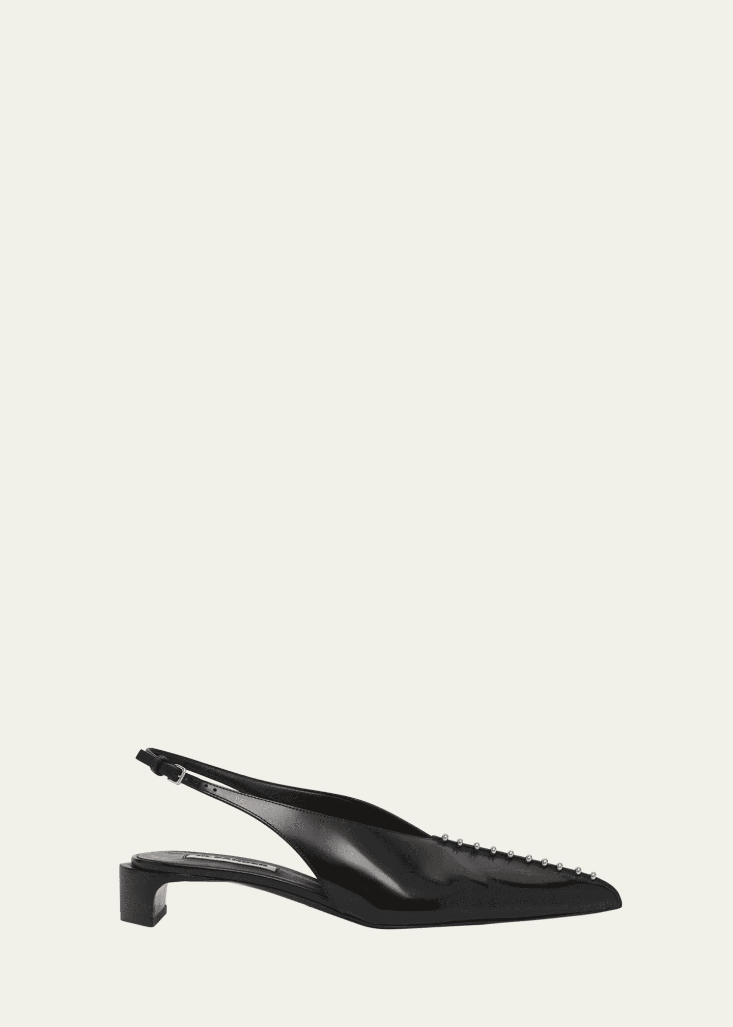 Jil Sander Leather Slingback Pumps - Bergdorf Goodman