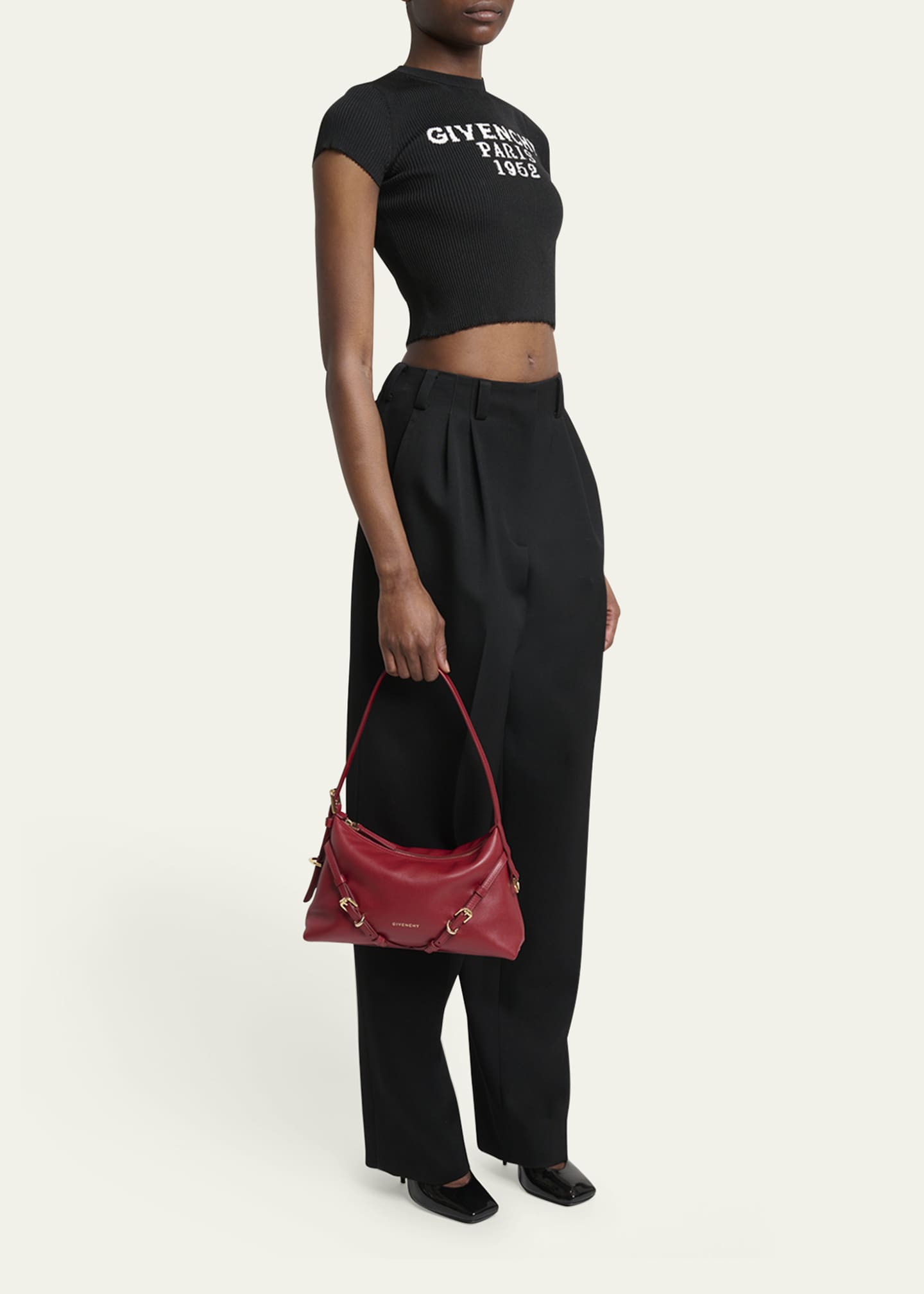 Givenchy Voyou Mini Shoulder Bag in Shiny Leather - Bergdorf Goodman