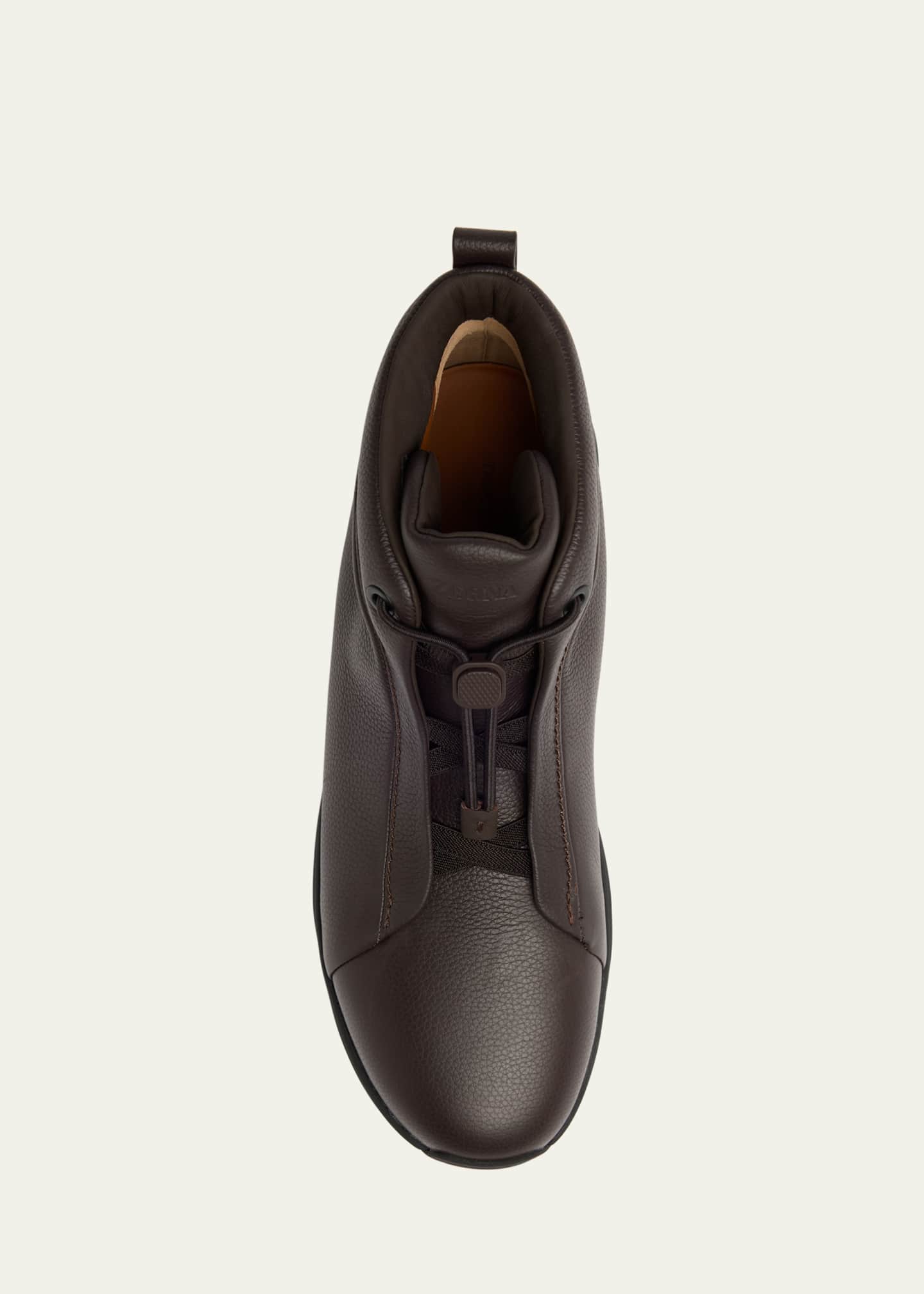 Zegnaショートブーツ　２８cm ZEGNA Men's Triple Stitch™ Vetta Grained Leather Sneaker Boots
