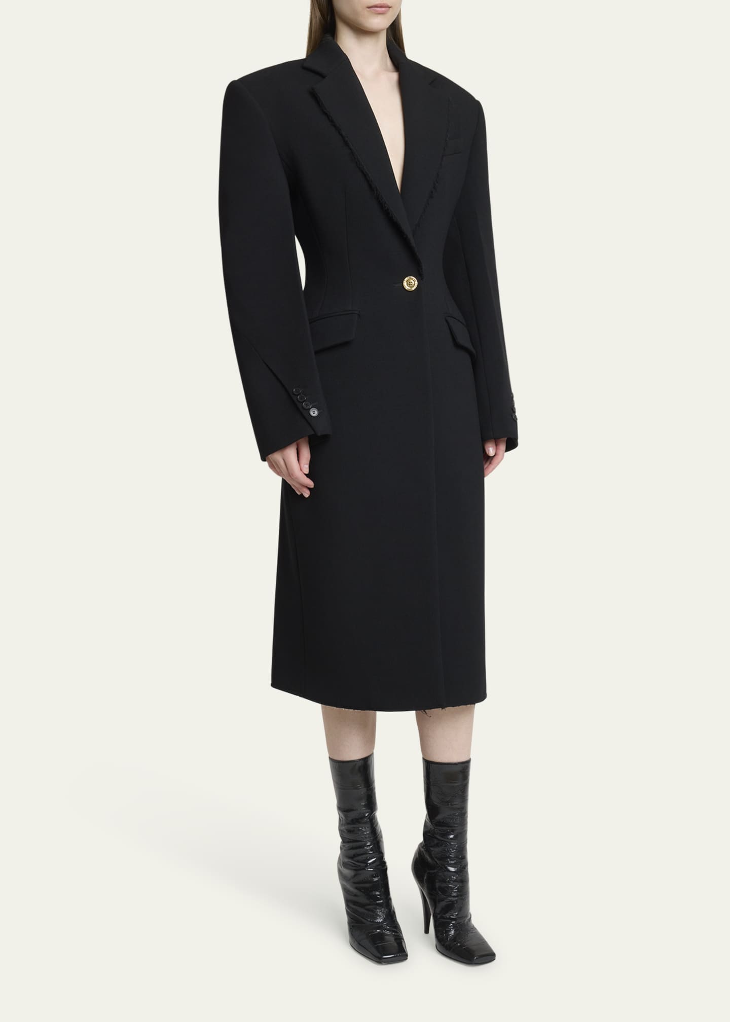 Givenchy Crinkle Leather Ankle Boots - Bergdorf Goodman