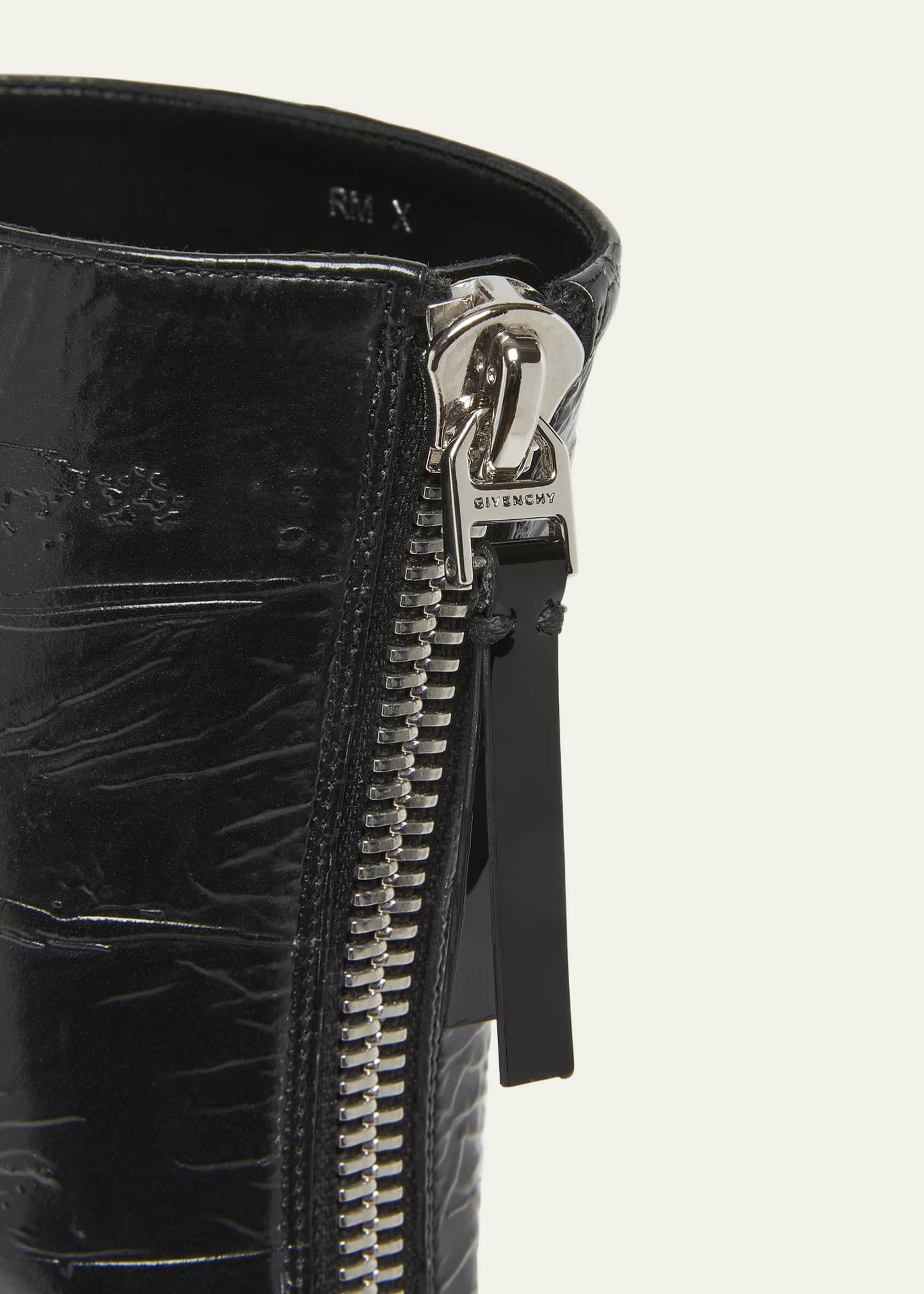 Givenchy Crinkle Leather Ankle Boots - Bergdorf Goodman