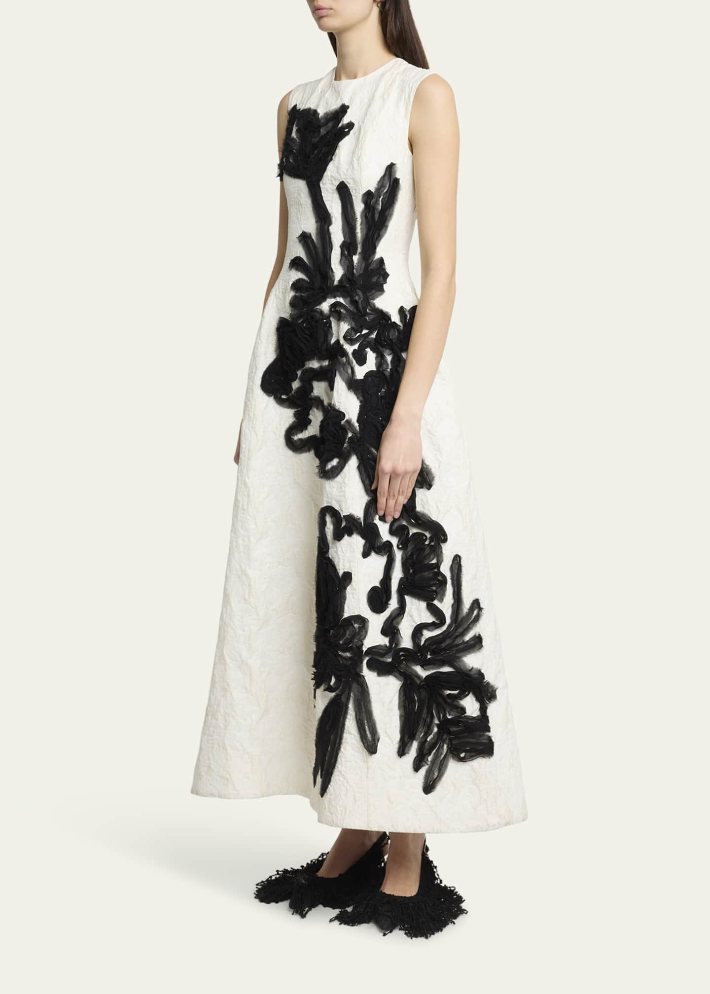 ◆ERDEM◆ Sale Sale!! ドレープフローラルカクテルドレス Erdem Floral Brocade Cocktail Dress - Bergdorf Goodman