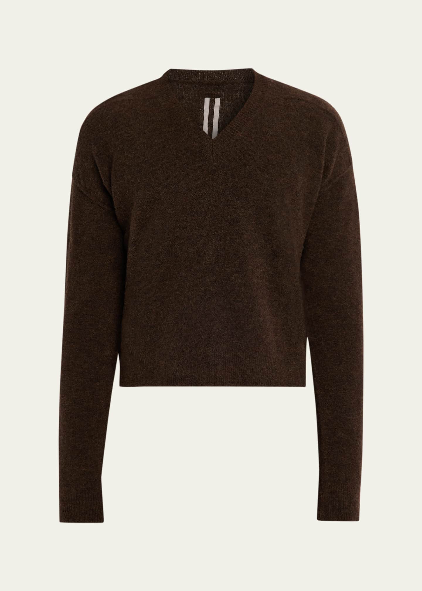 R828.5 Rick Owens ニットネックウォーマー ブラウン R828.5 Rick Owens ニットネックウォーマー ブラウン