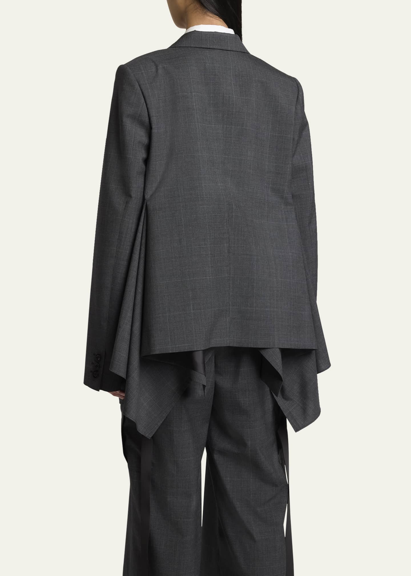 ジャケット・アウター Sacai gray panel tailored jacket 22aw ジャケット・アウター Sacai gray panel tailored jacket 22aw
