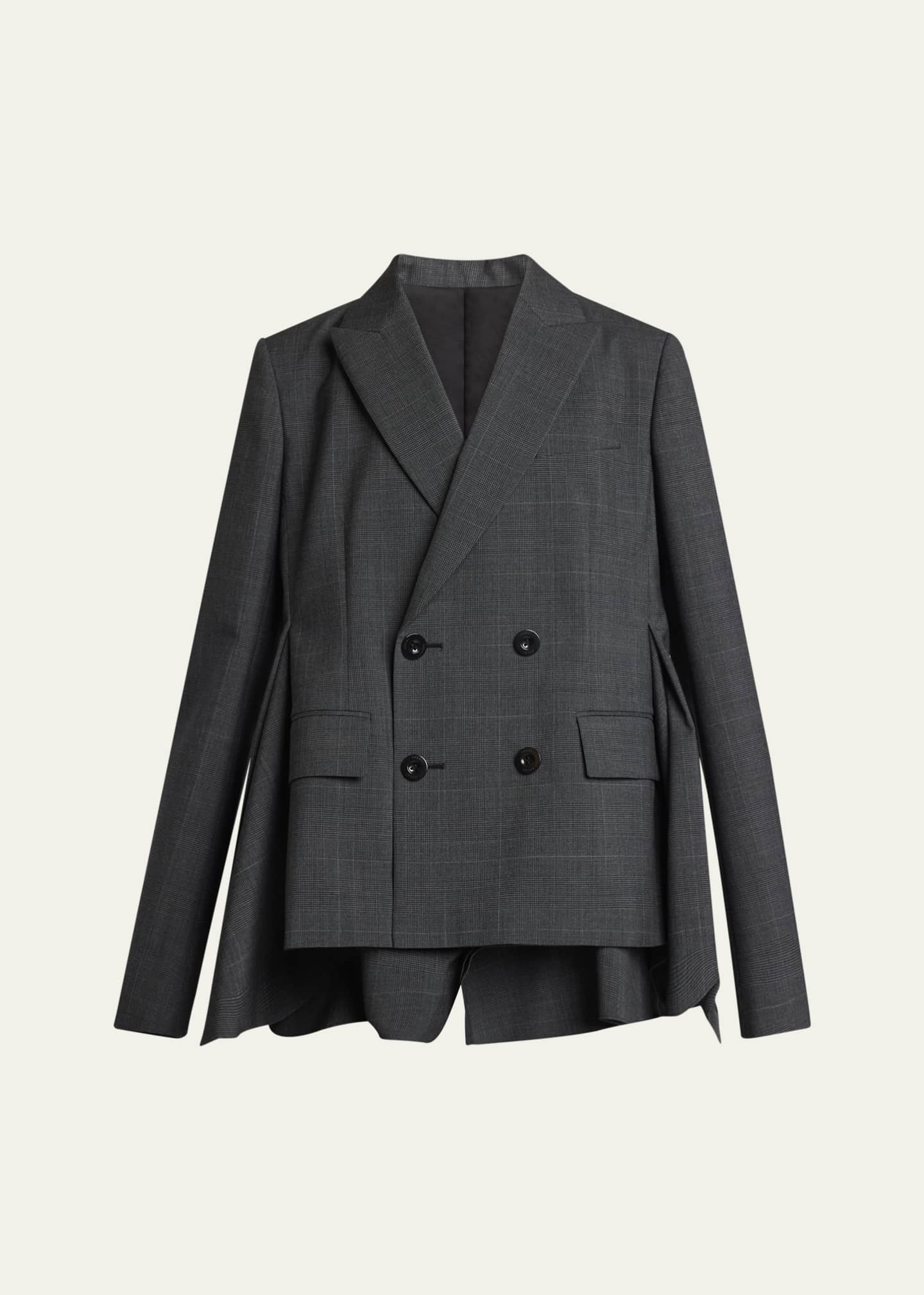 ジャケット・アウター Sacai gray panel tailored jacket 22aw ジャケット・アウター Sacai gray panel tailored jacket 22aw