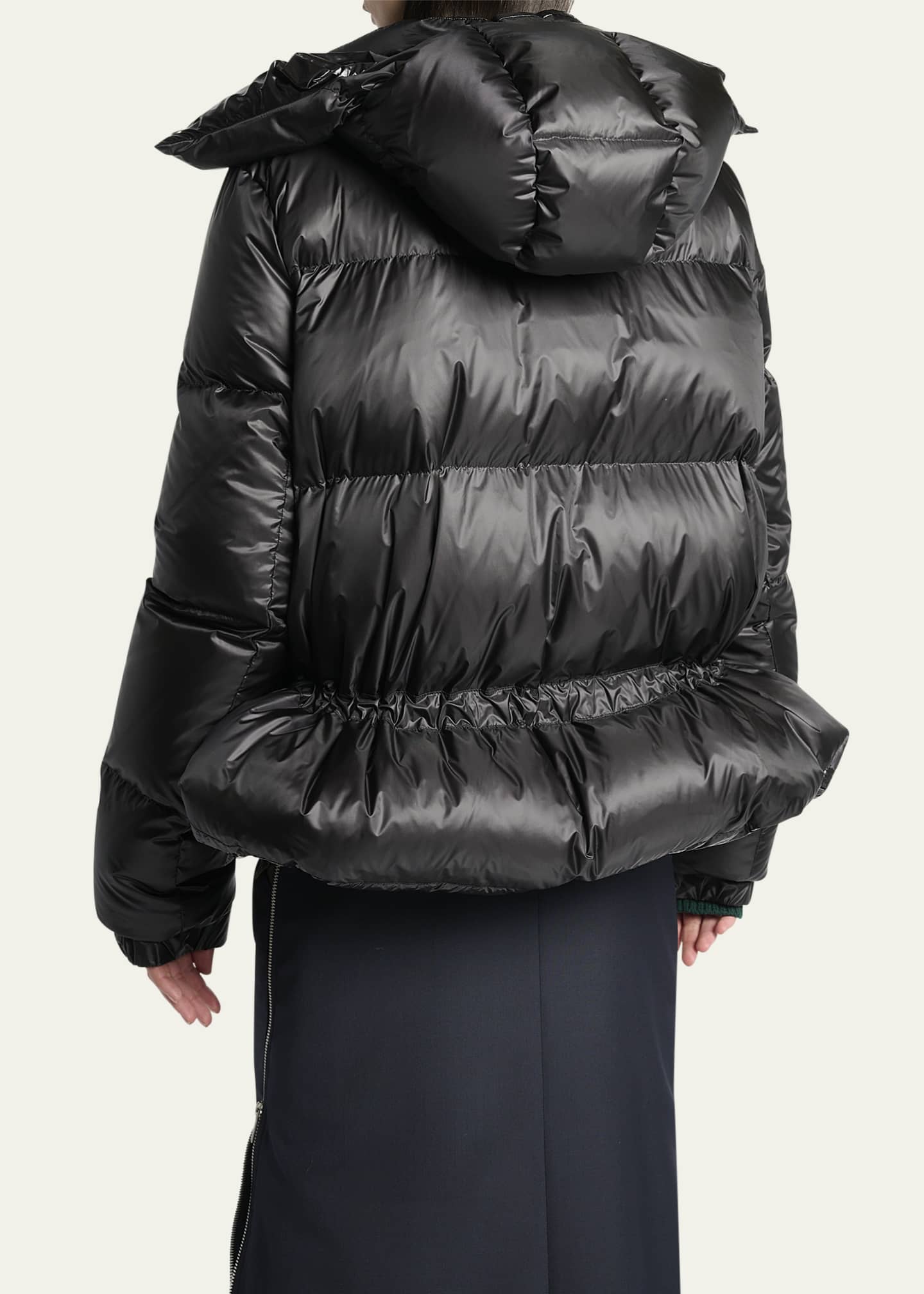 ブルッキー美品sacai Puffer Vest ブラック サイズ1 SACAI - Puffer Down Vest Sacai