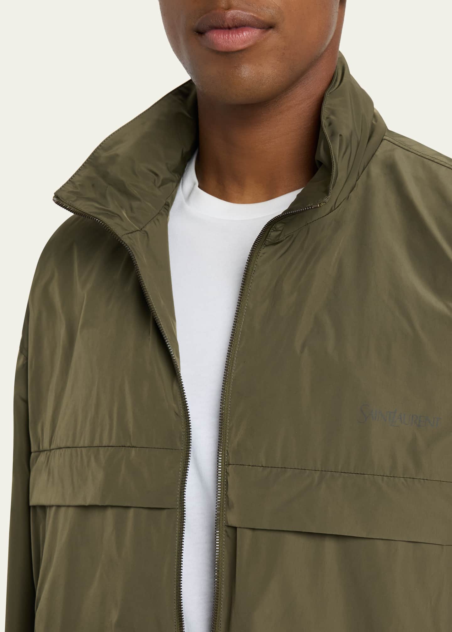 Saint Laurent Men's Water-Repellent Serge Jacket - Bergdorf Goodman