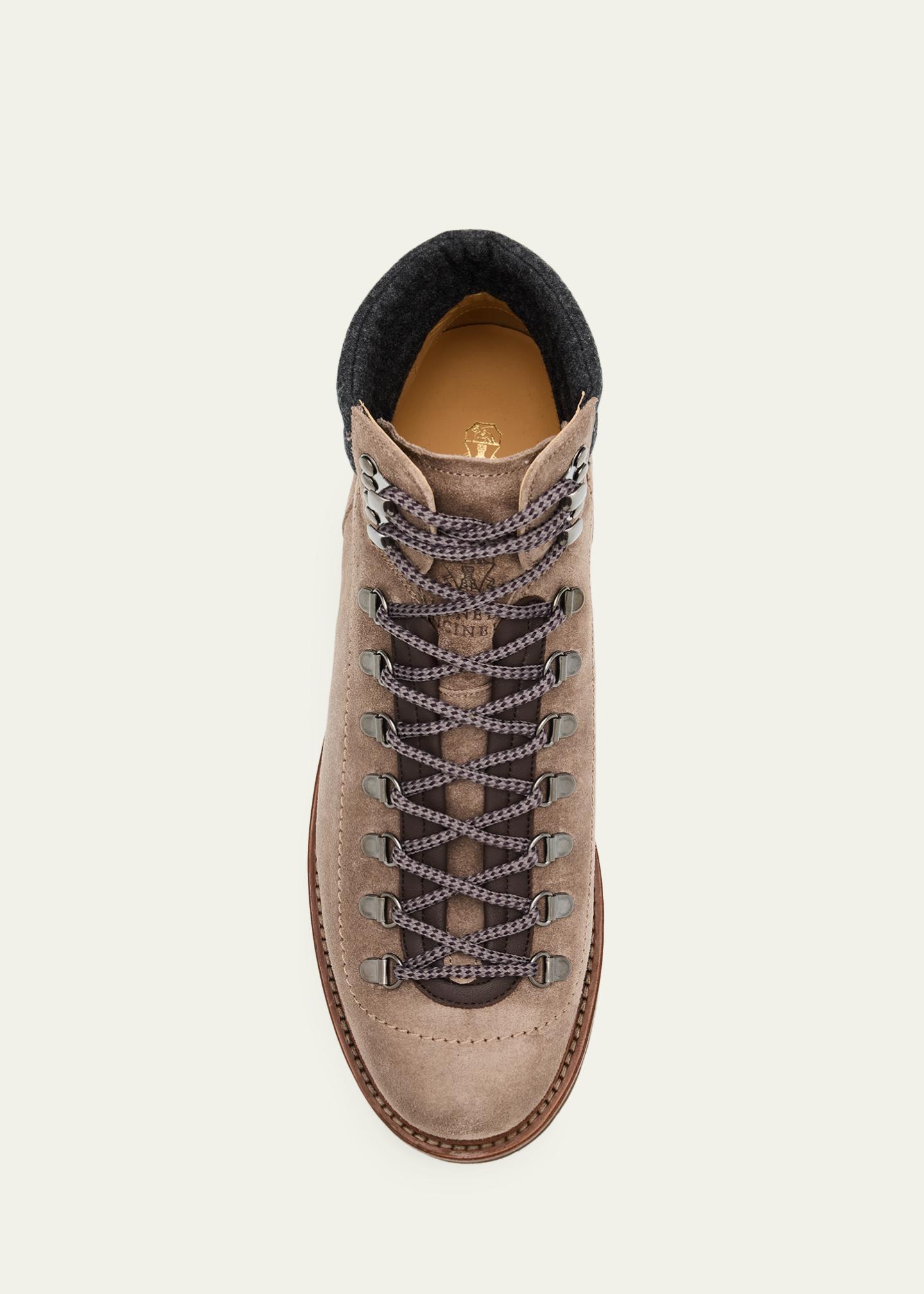 BERGDORF GOODMAN MEN\'S  SUEDE BOOTS SIZE 44 EU  11 US  HAND MADE IN  ITALY Brioni Men main image 3