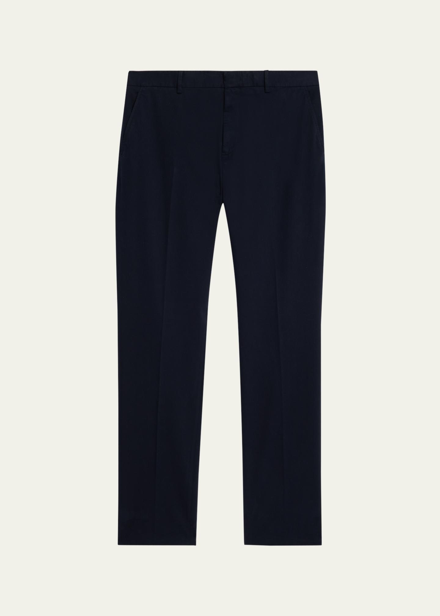 ZEGNA Men's Slim Flat-Front Pants - Bergdorf Goodman