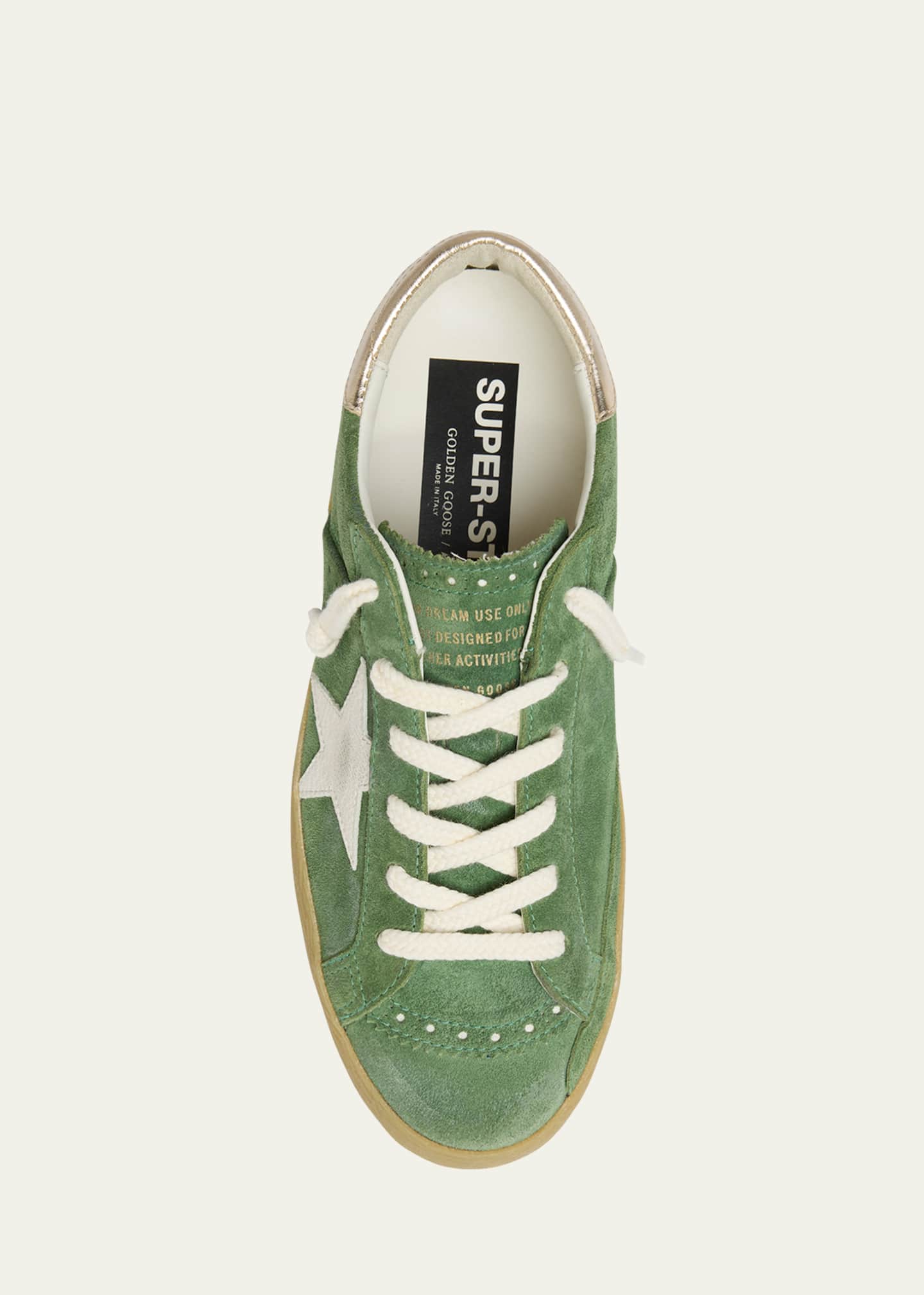 Golden Goose Superstar Mixed Leather Low-Top Sneakers Image 6 of 6
