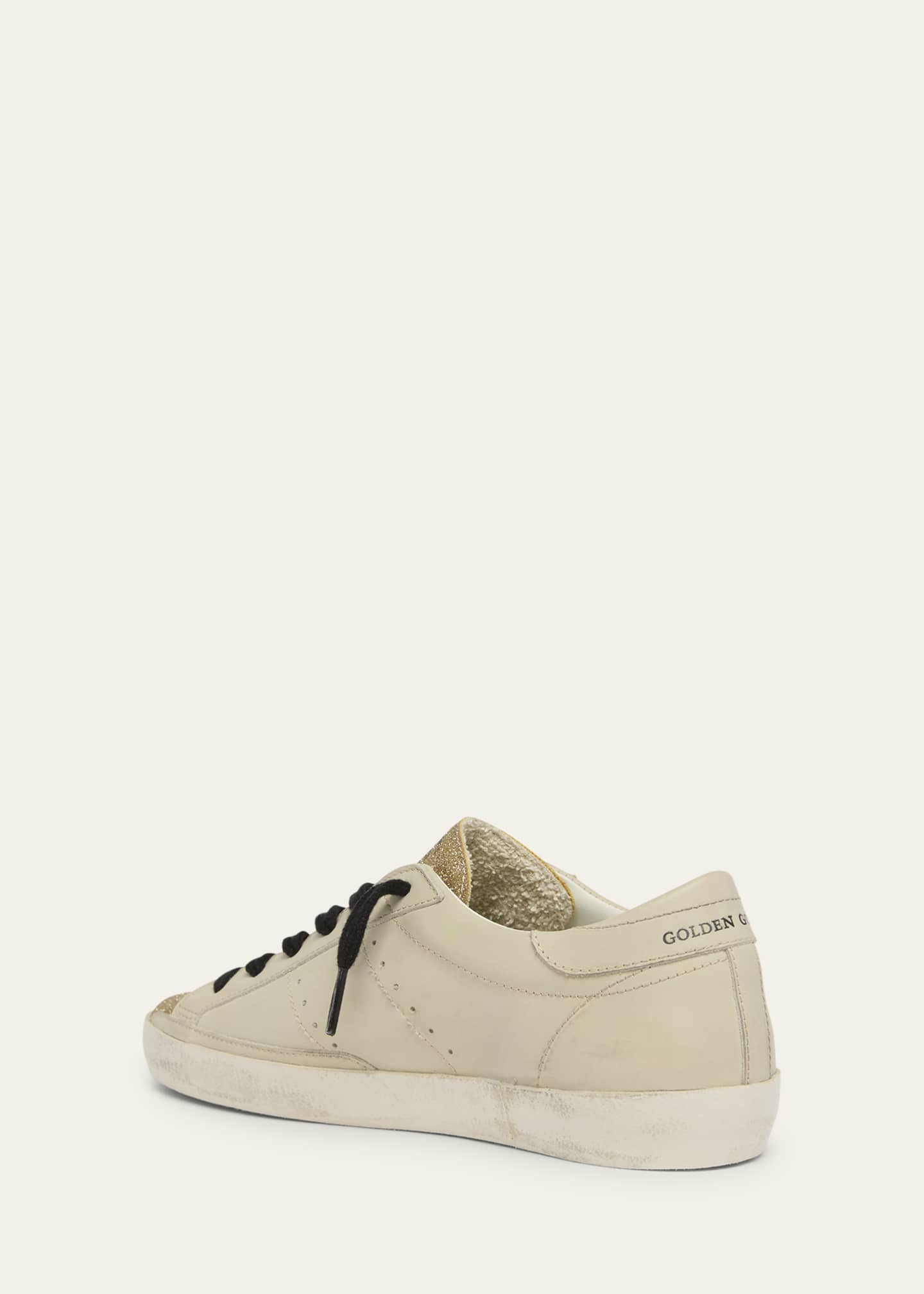 Golden Goose Superstar Leopard Glitter Low-Top Sneakers Image 4 of 6