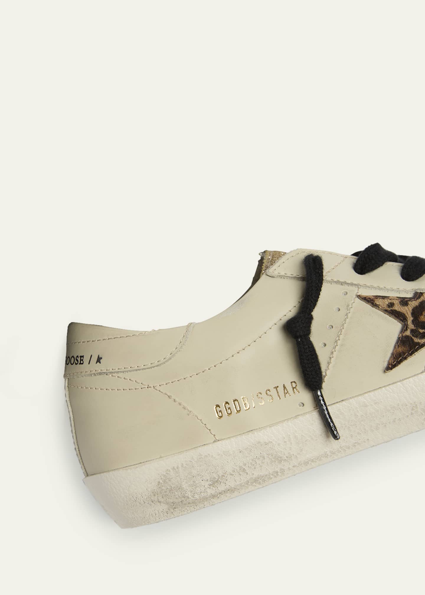 Golden Goose Superstar Leopard Glitter Low-Top Sneakers Image 5 of 6