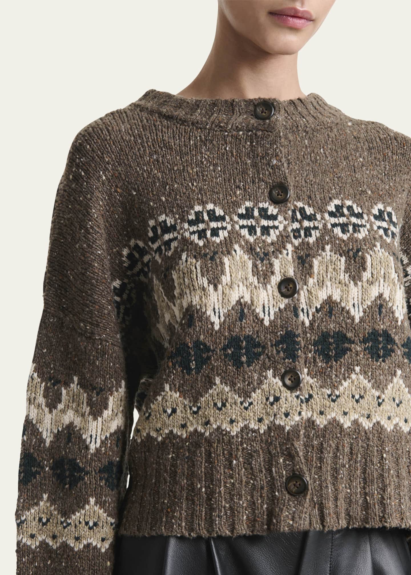 Altuzzara Dark Forest Fairisle Cammie Sweater