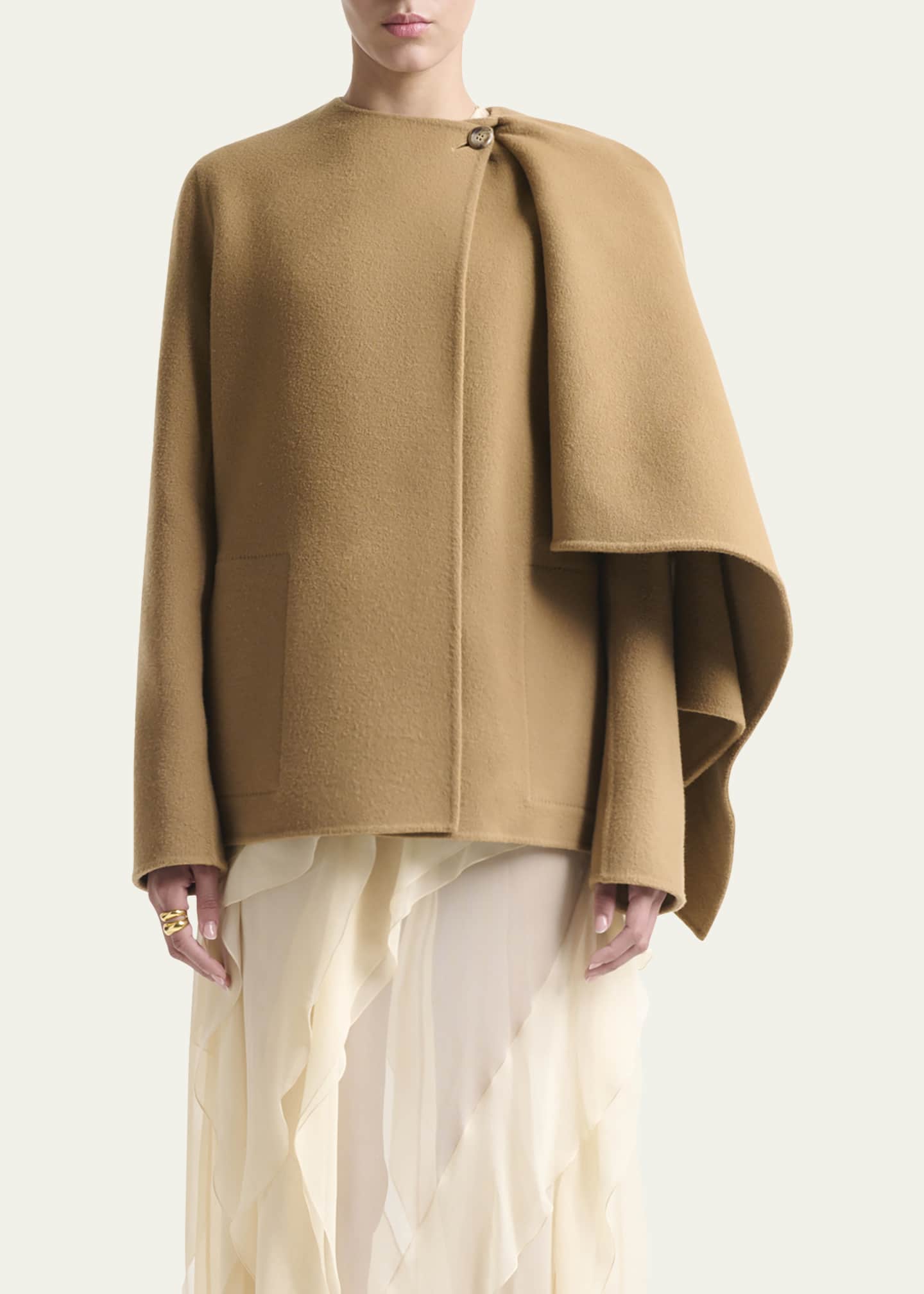 Dak Wool Cape Coat