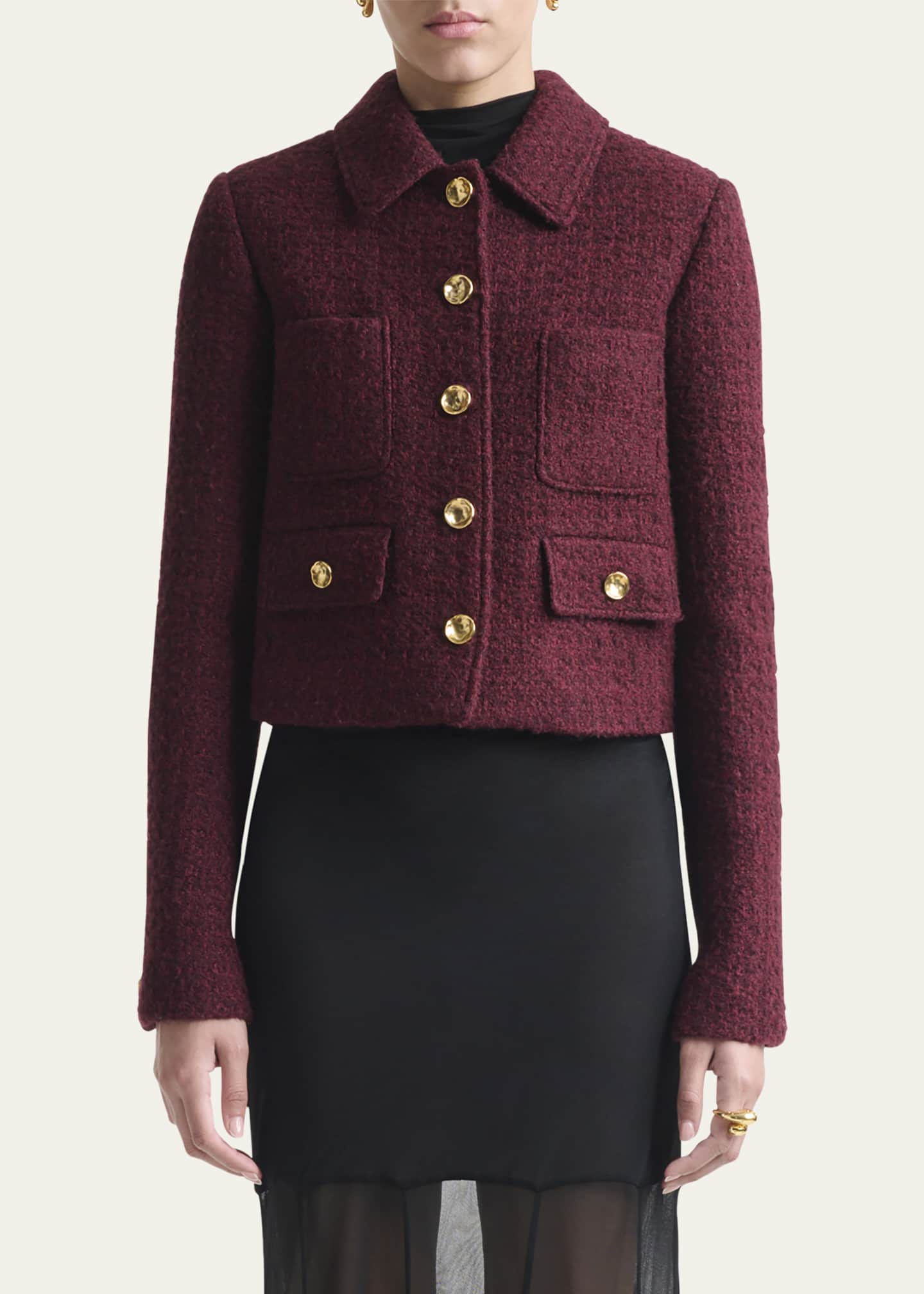 Astley Tweed Single-Breasted Jacket