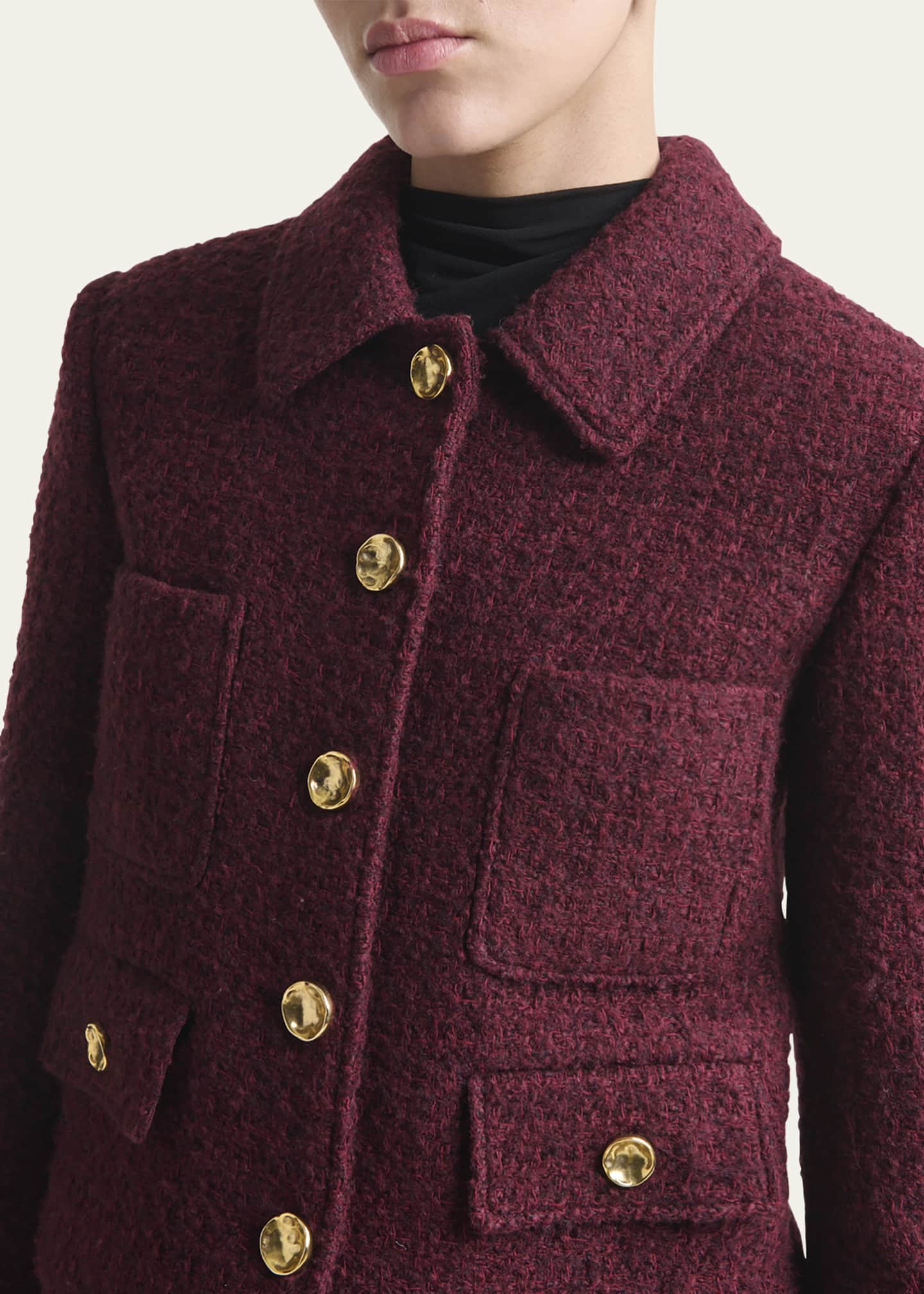 Astley Tweed Single-Breasted Jacket