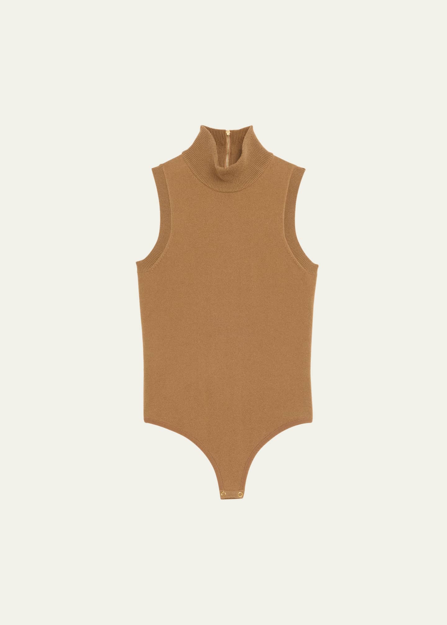 Michael Kors Collection Turtleneck Sleeveless Bodysuit Image 1 of 5