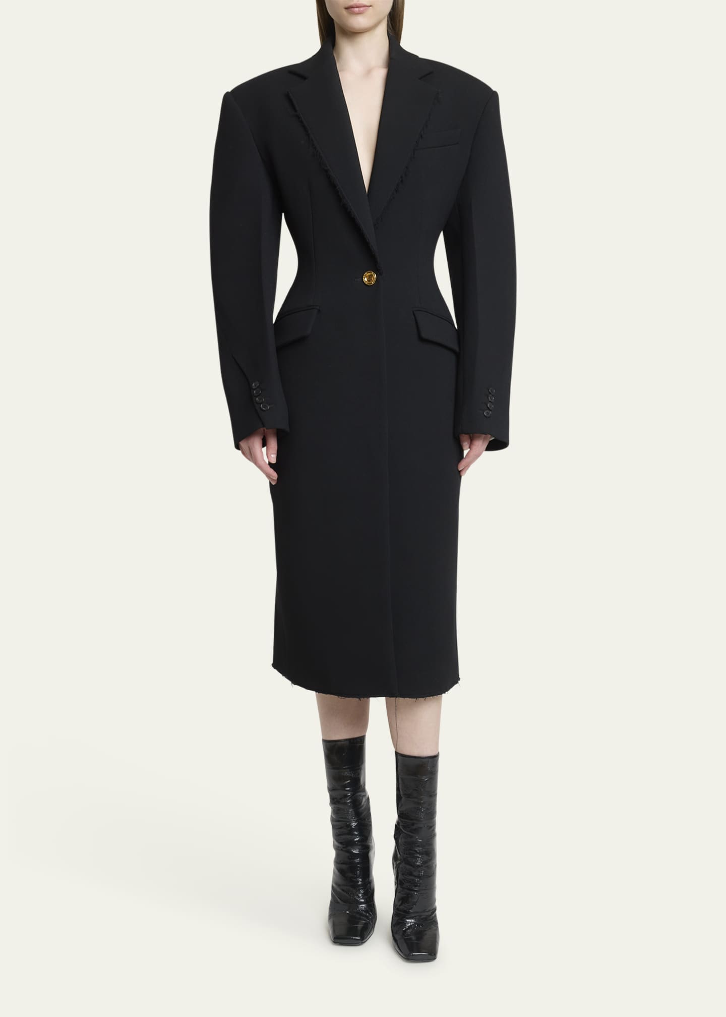 Givenchy Wool-Blend Cocoon Coat - Bergdorf Goodman