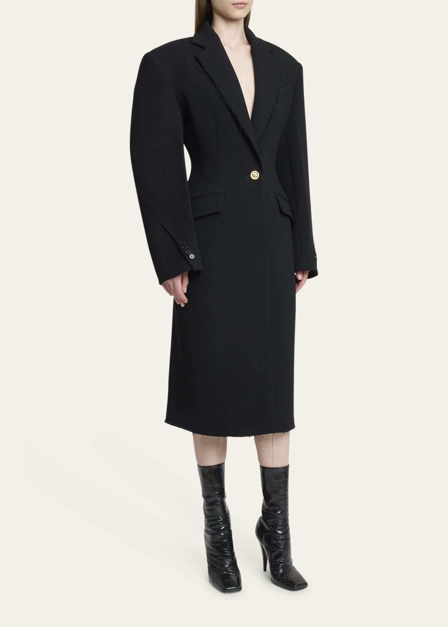 Givenchy Wool-Blend Cocoon Coat - Bergdorf Goodman
