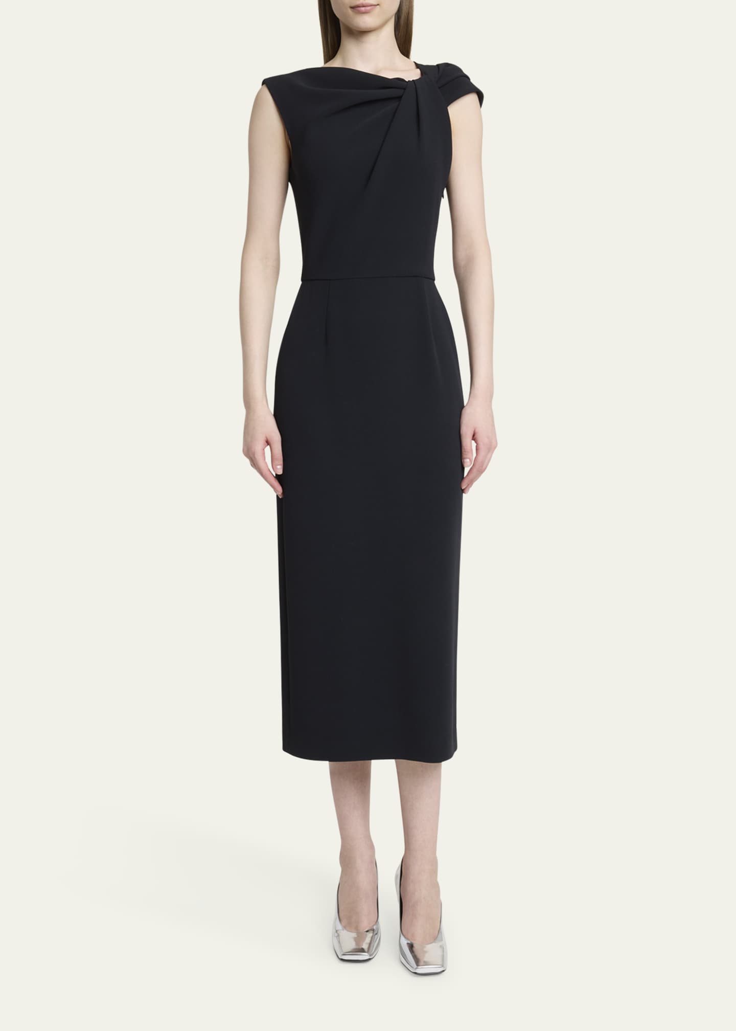 knee length dresses for ladies Givenchy – Givenchy Midi Tulle Dress in Barcelona or Shop Online Mujer  721-000387 01 main image 1