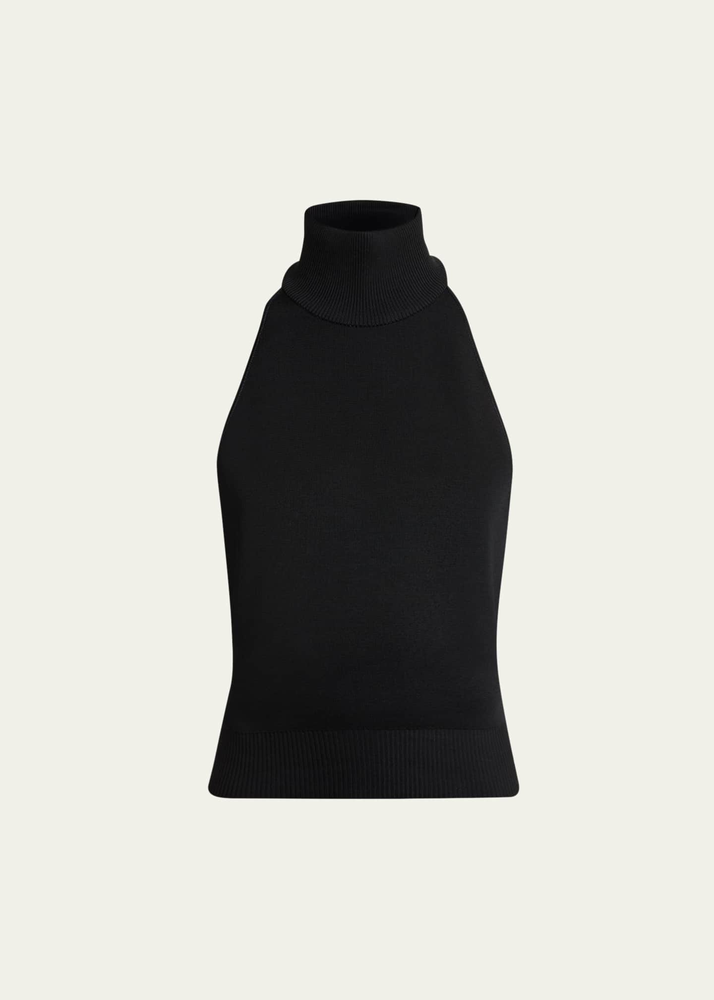 Givenchy Mock-Neck Knit Halter Top - Bergdorf Goodman