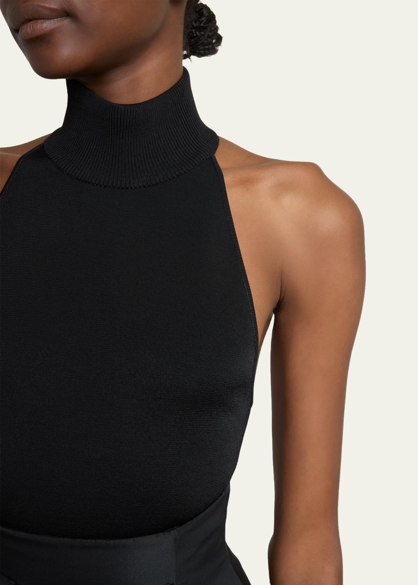 Givenchy Mock-Neck Knit Halter Top - Bergdorf Goodman