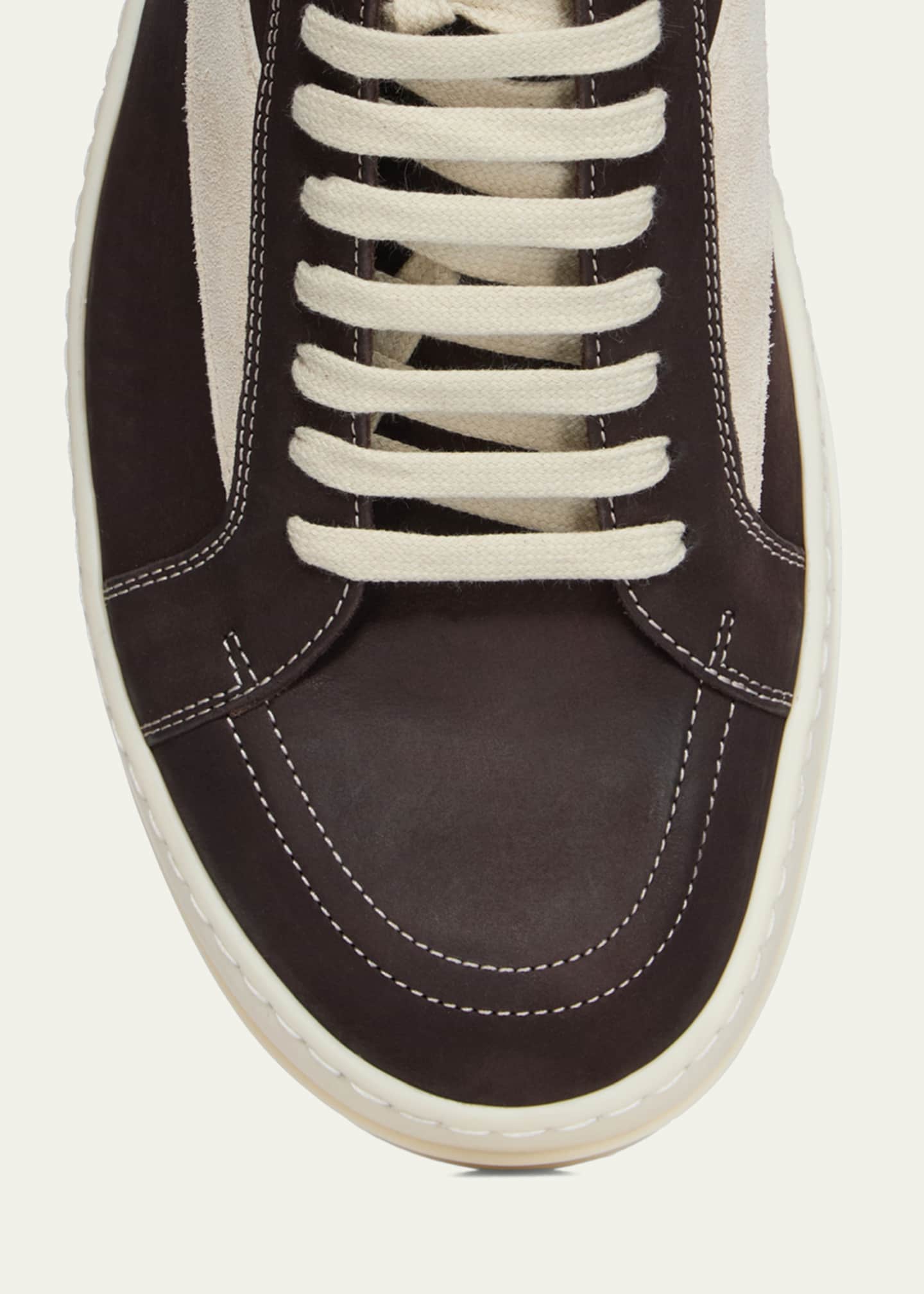 Men's Vintage Sneaks Nubuck and Suede Low-Top Sneakers