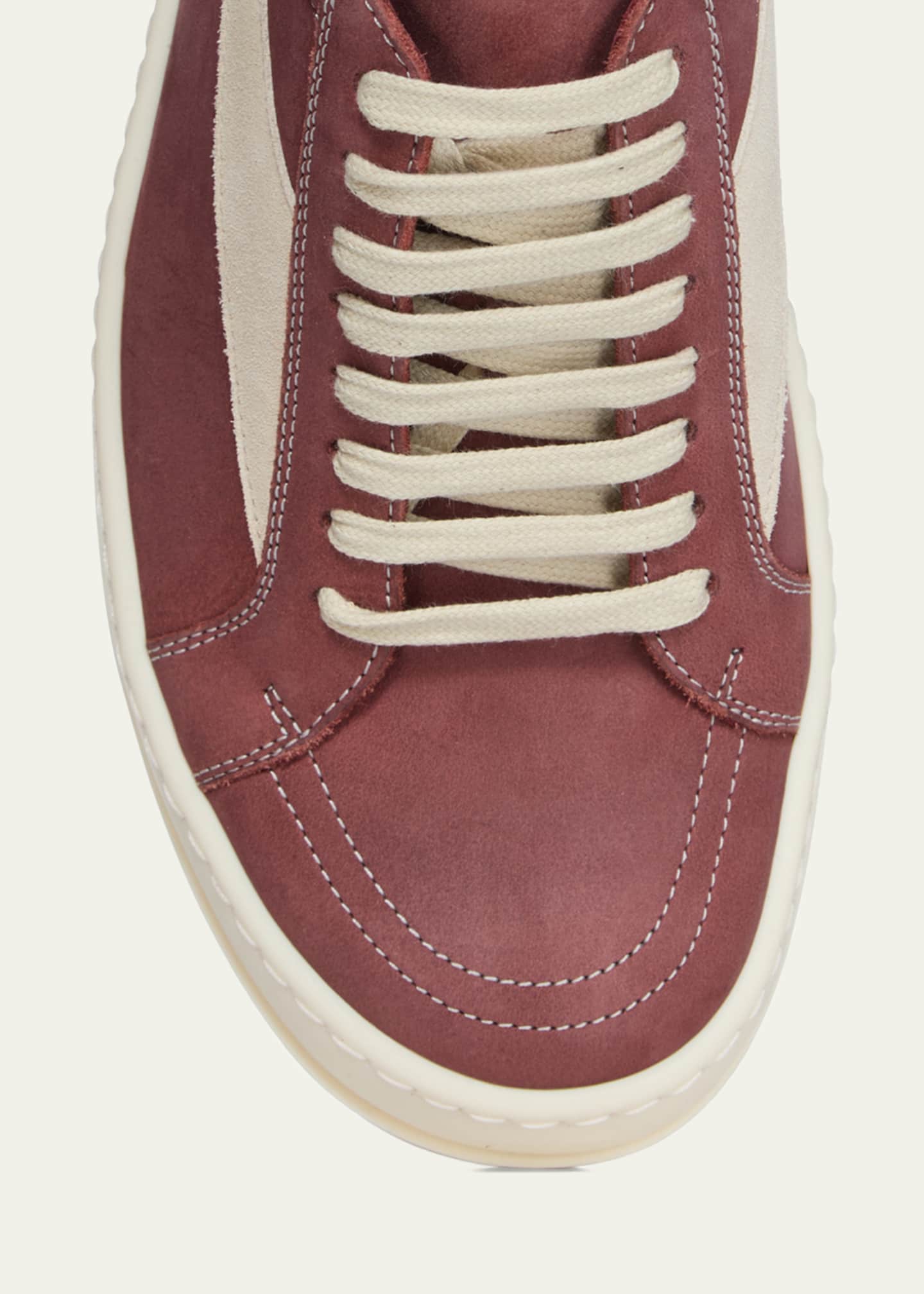 Men's Vintage Sneaks Nubuck and Suede Low-Top Sneakers