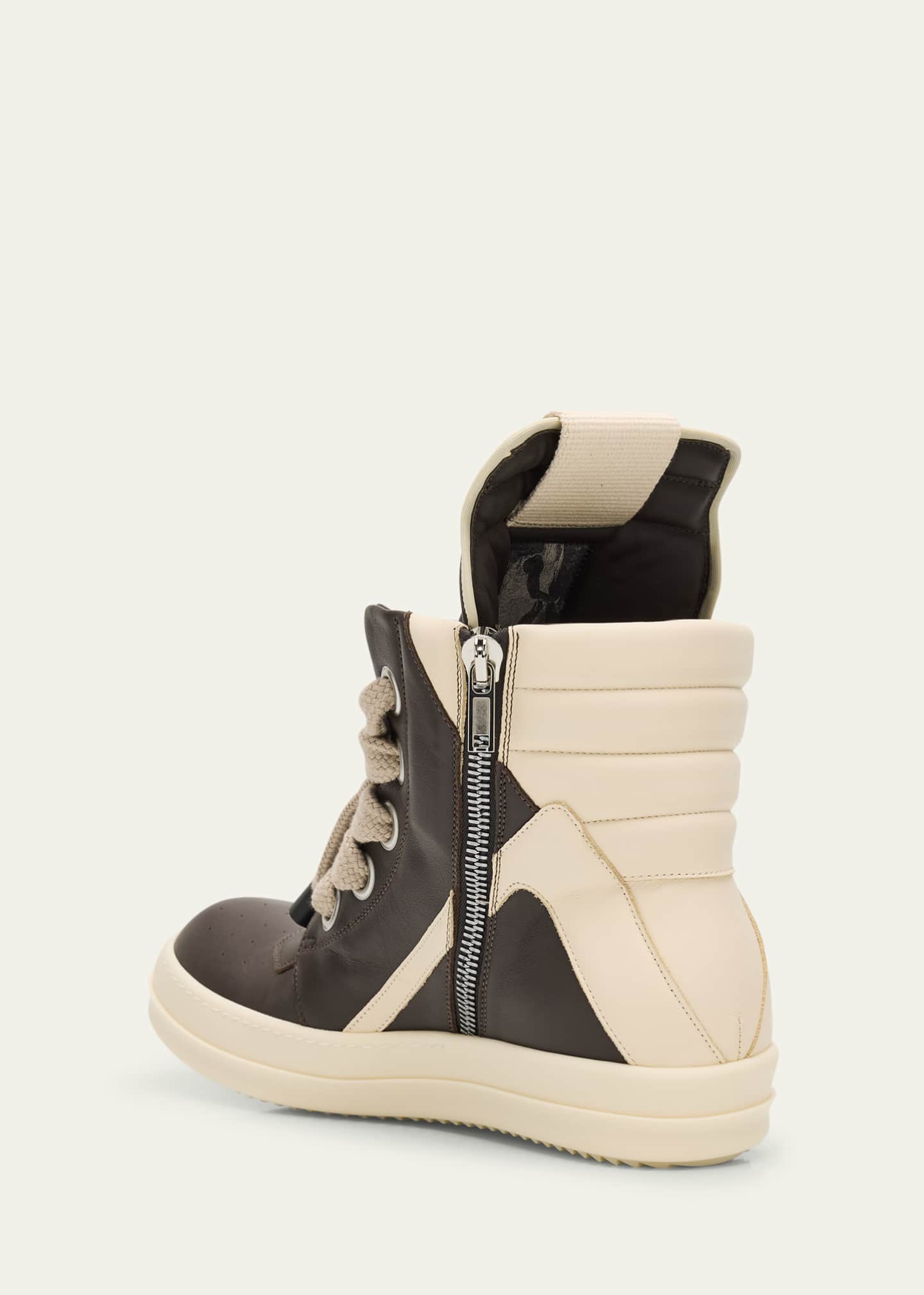 Men's Jumbolace Geobasket Leather High-Top Sneakers