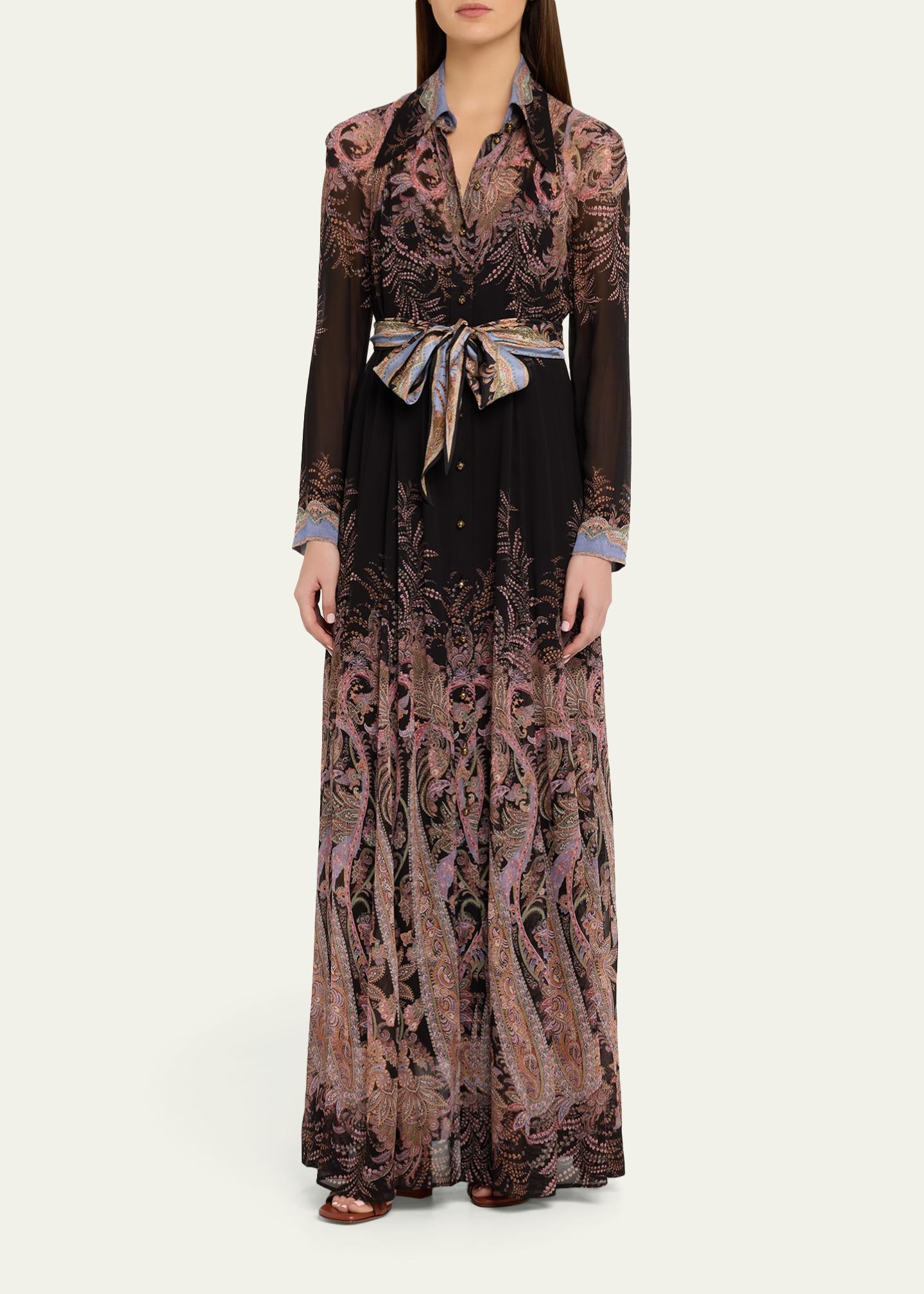 Johanna Ortiz Reinvention Embroidered Mesh Maxi Dress - Bergdorf