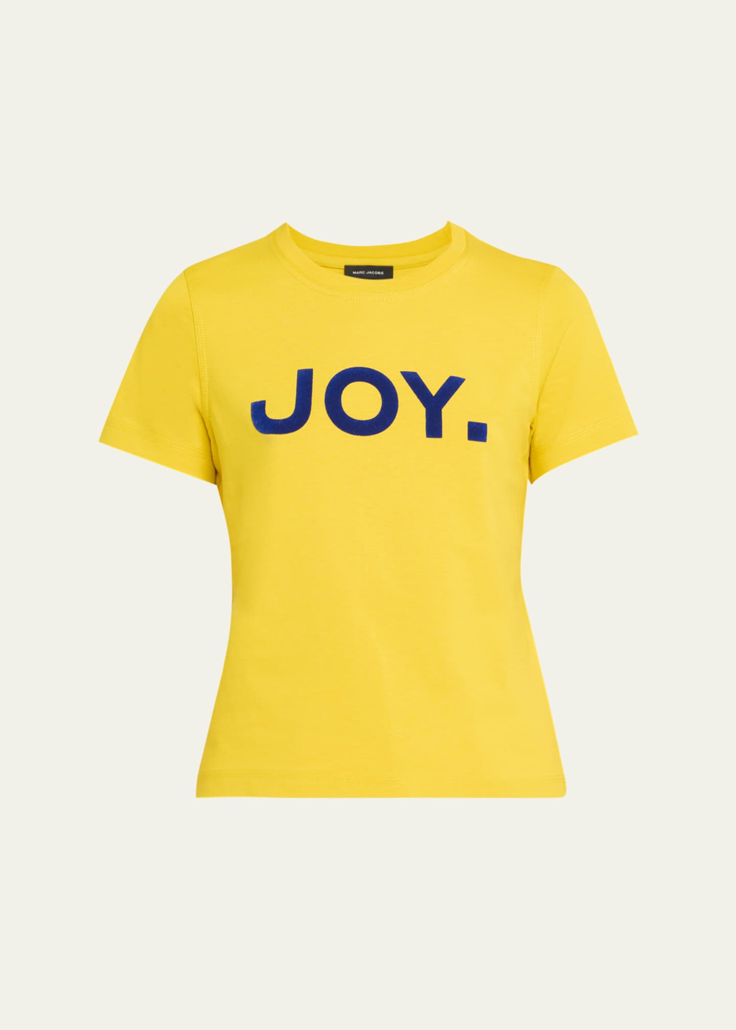 Marc Jacobs Joy Flocked Short-Sleeve Slim T-Shirt Image 1 of 5