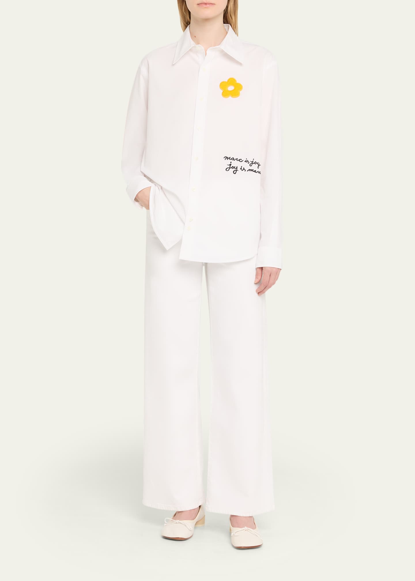 marc jacobs dress shirts Marc Jacobs Marc Is Joy Shirt - White