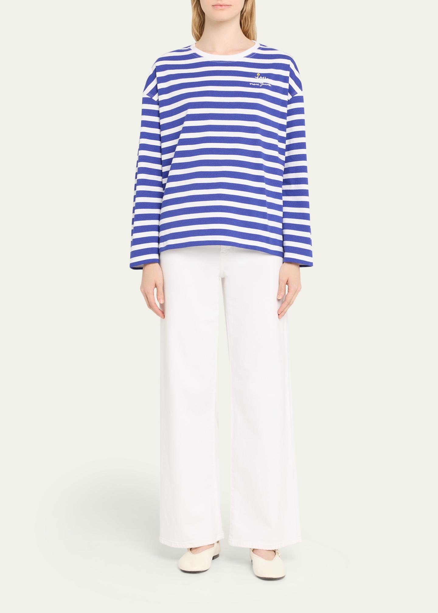 Marc Jacobs Daisy Striped Long-Sleeve T-Shirt - Bergdorf Goodman