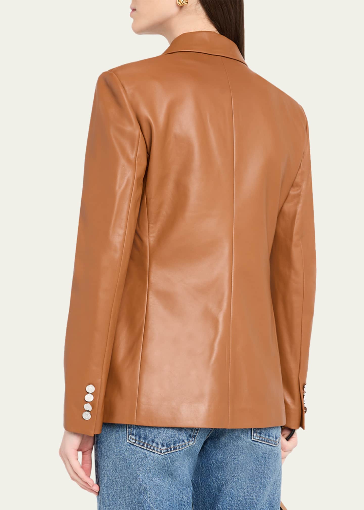 Ralph Lauren Collection Camden Lambskin Jacket - Bergdorf Goodman
