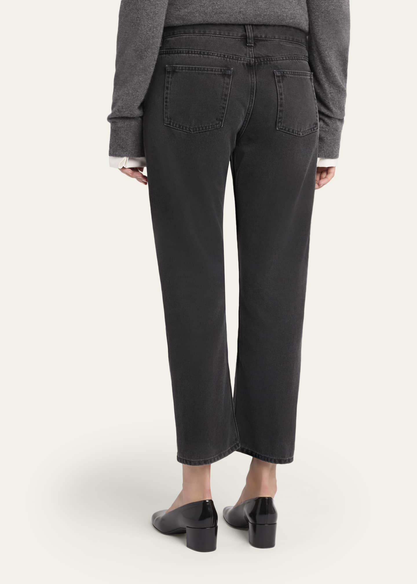 THE ROW Riaco Straight-Leg Ankle Jeans - Bergdorf Goodman