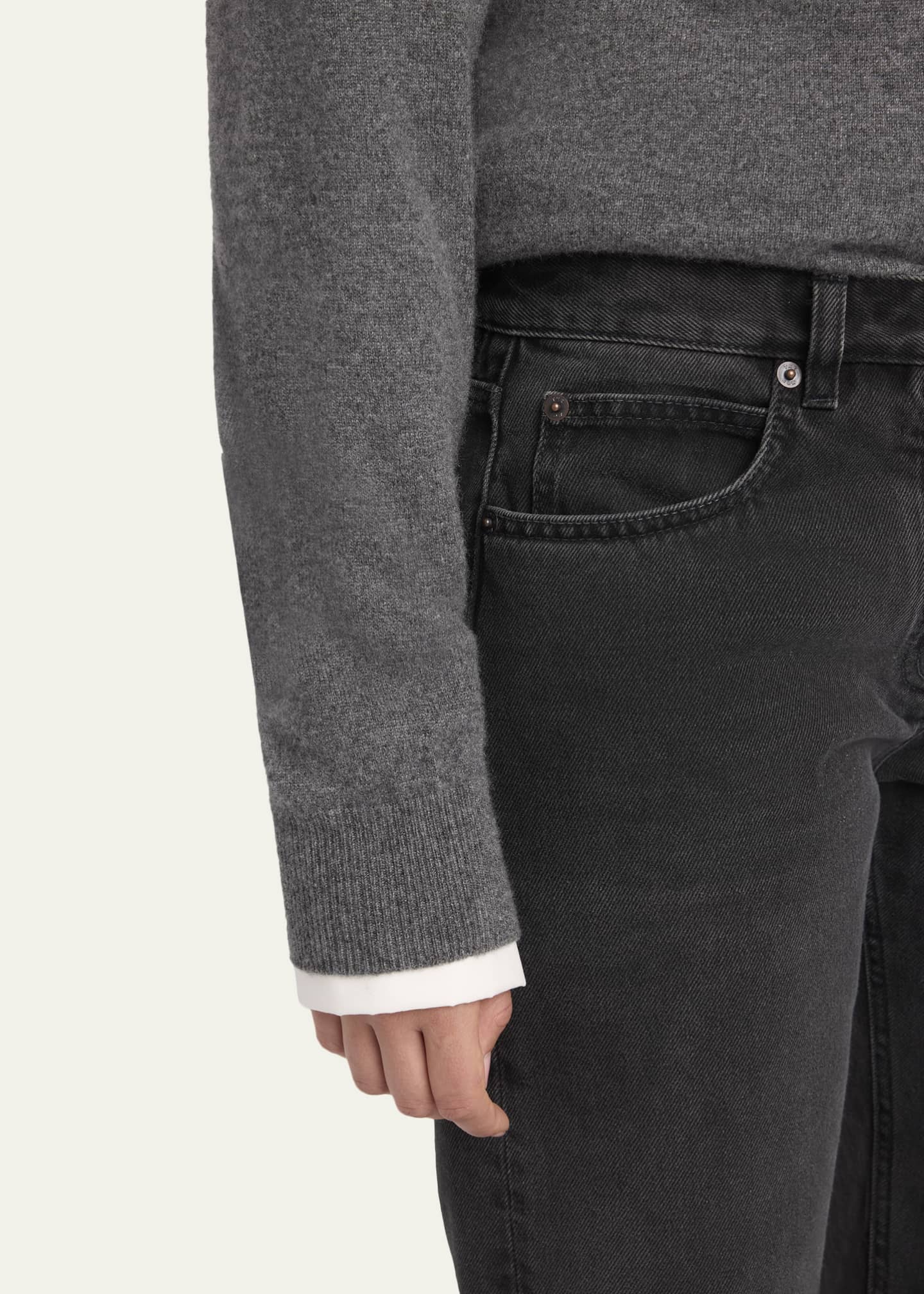 THE ROW Riaco Straight-Leg Ankle Jeans - Bergdorf Goodman