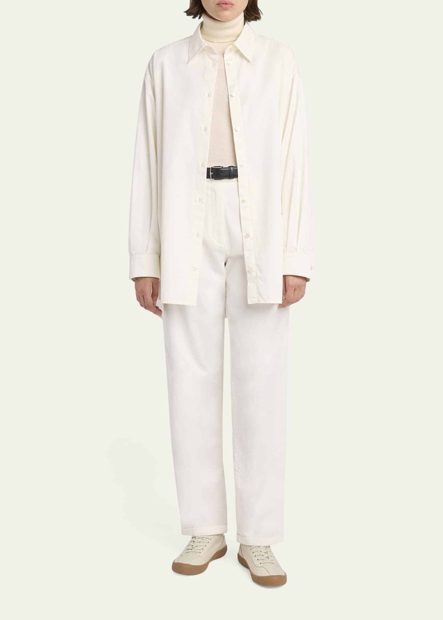 Luka Cotton-Cashmere Button-Down Shirt